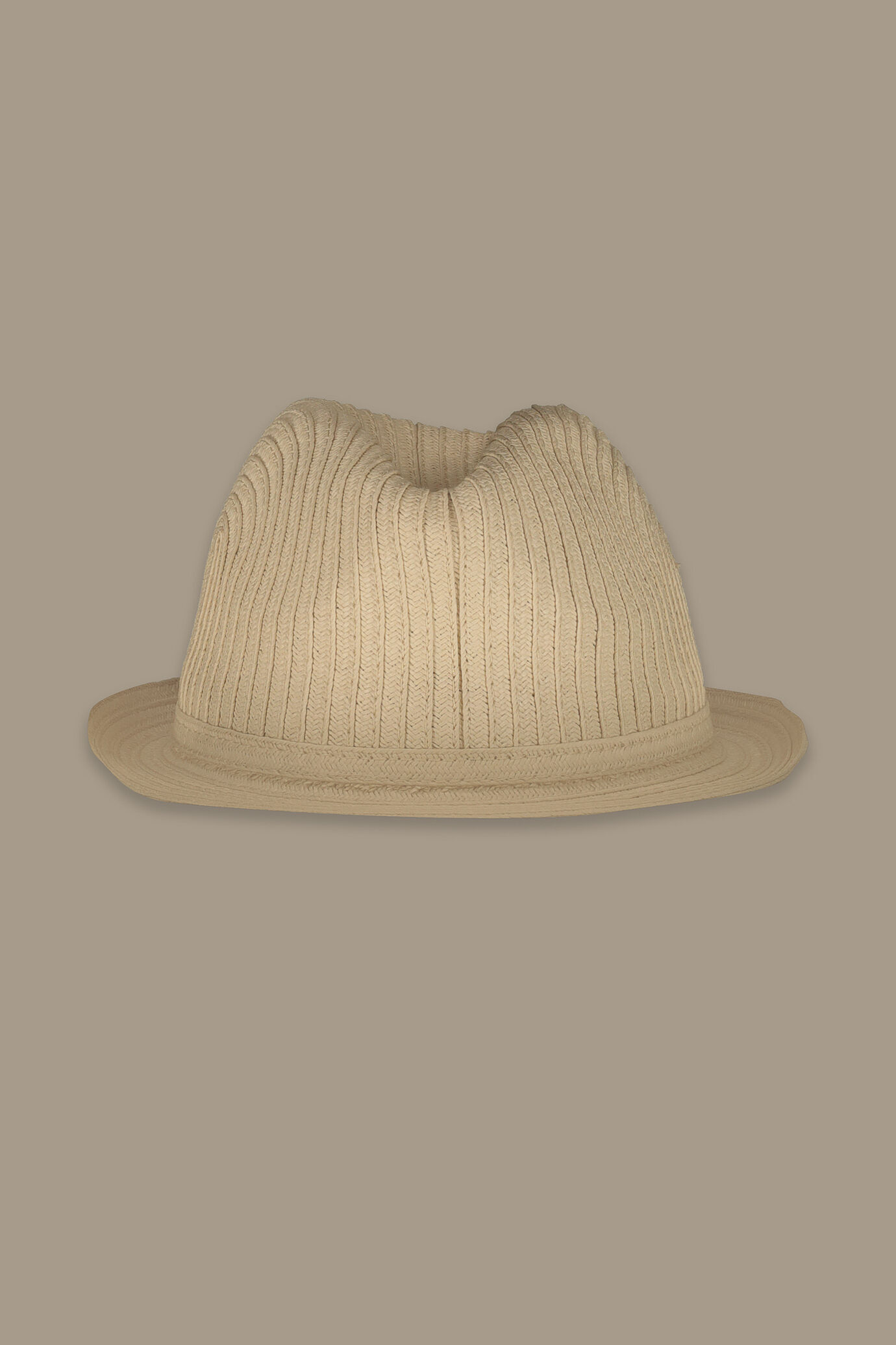 Fedora hat made from natural cellulose fiber image number 1