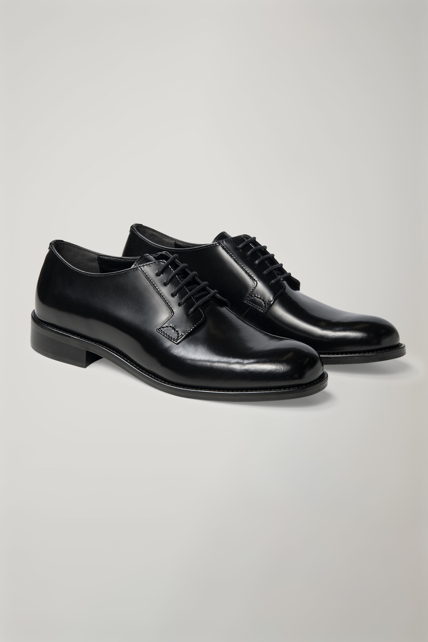 Scarpa Derby donna 100% pelle con fondo in gomma image number 0