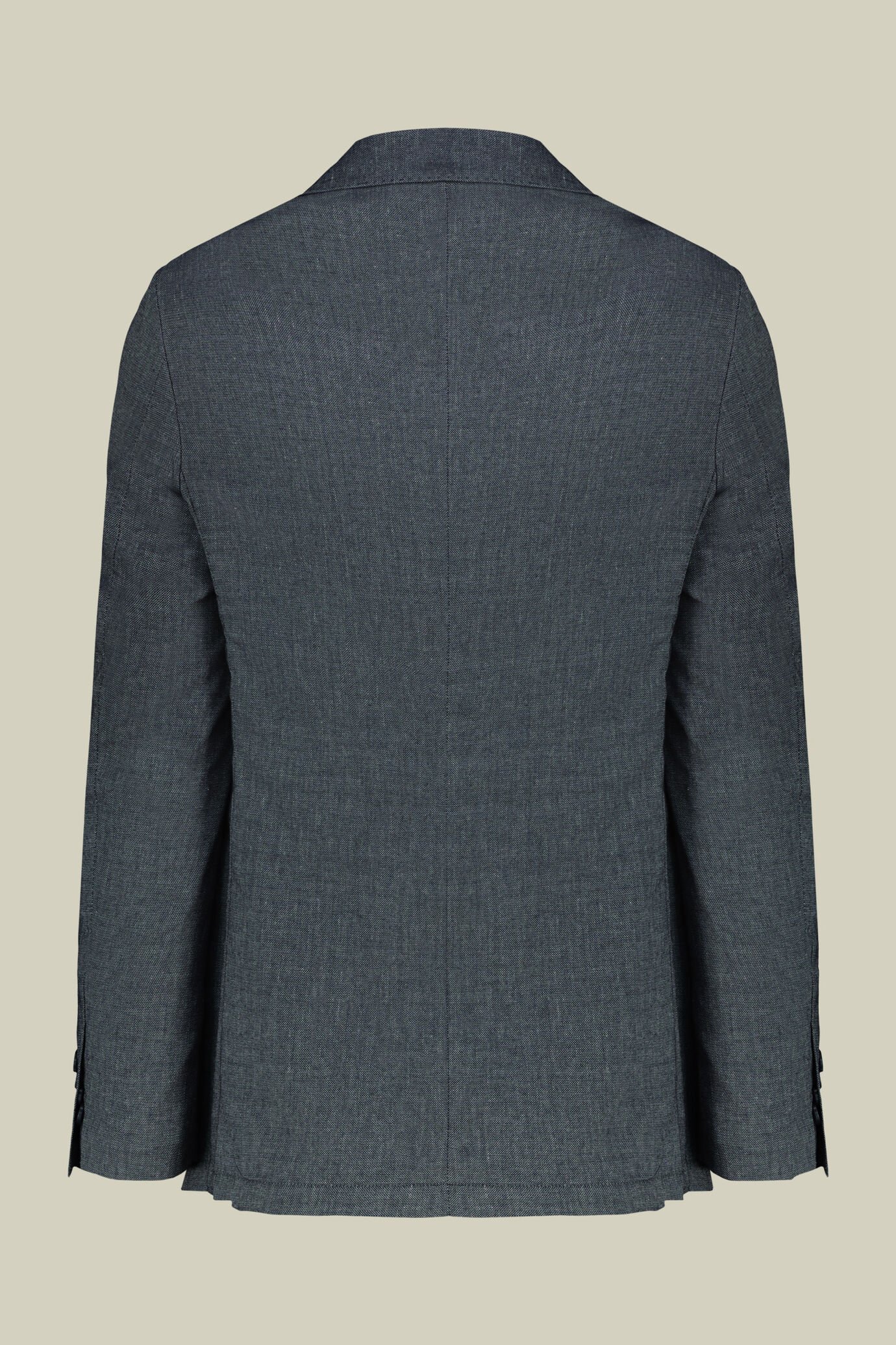 Costume homme croisé en lin mélangé, coupe regular
