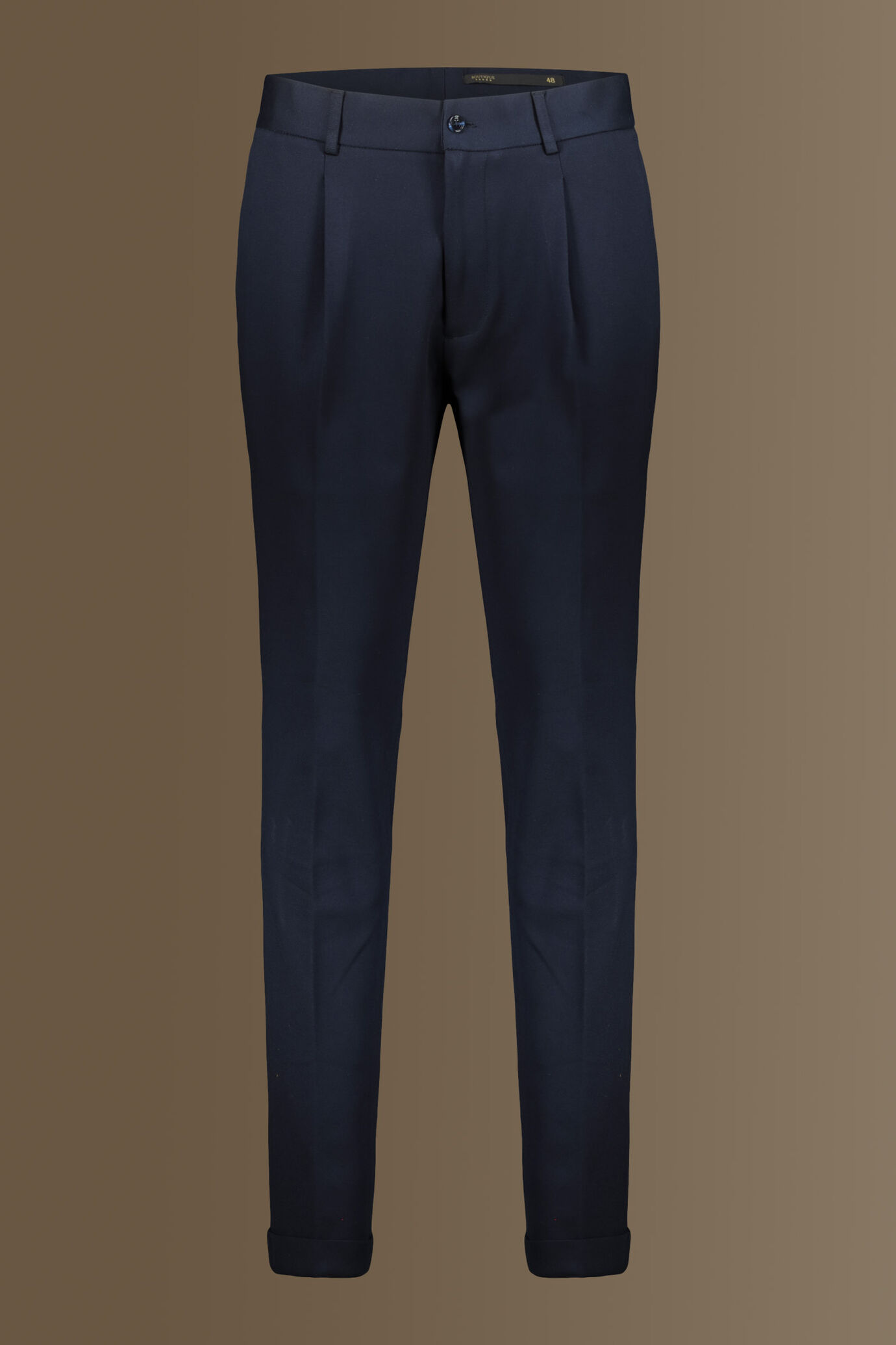Abito monopetto in jersey con pantalone con pinces singola image number 7