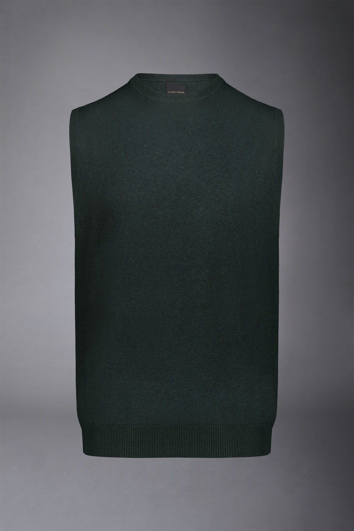 Gilet uomo girocollo lana e cotone image number 4
