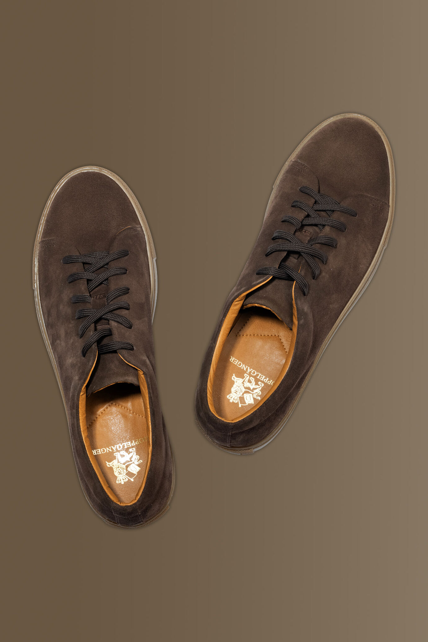 Sneakers uomo in vera pelle scamosciata image number 4