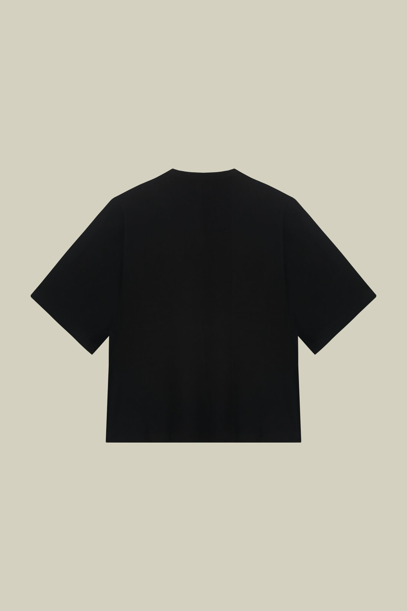 T-shirt oversize pour femme, modèle à manches courtes et col ras du cou en jersey image number 1