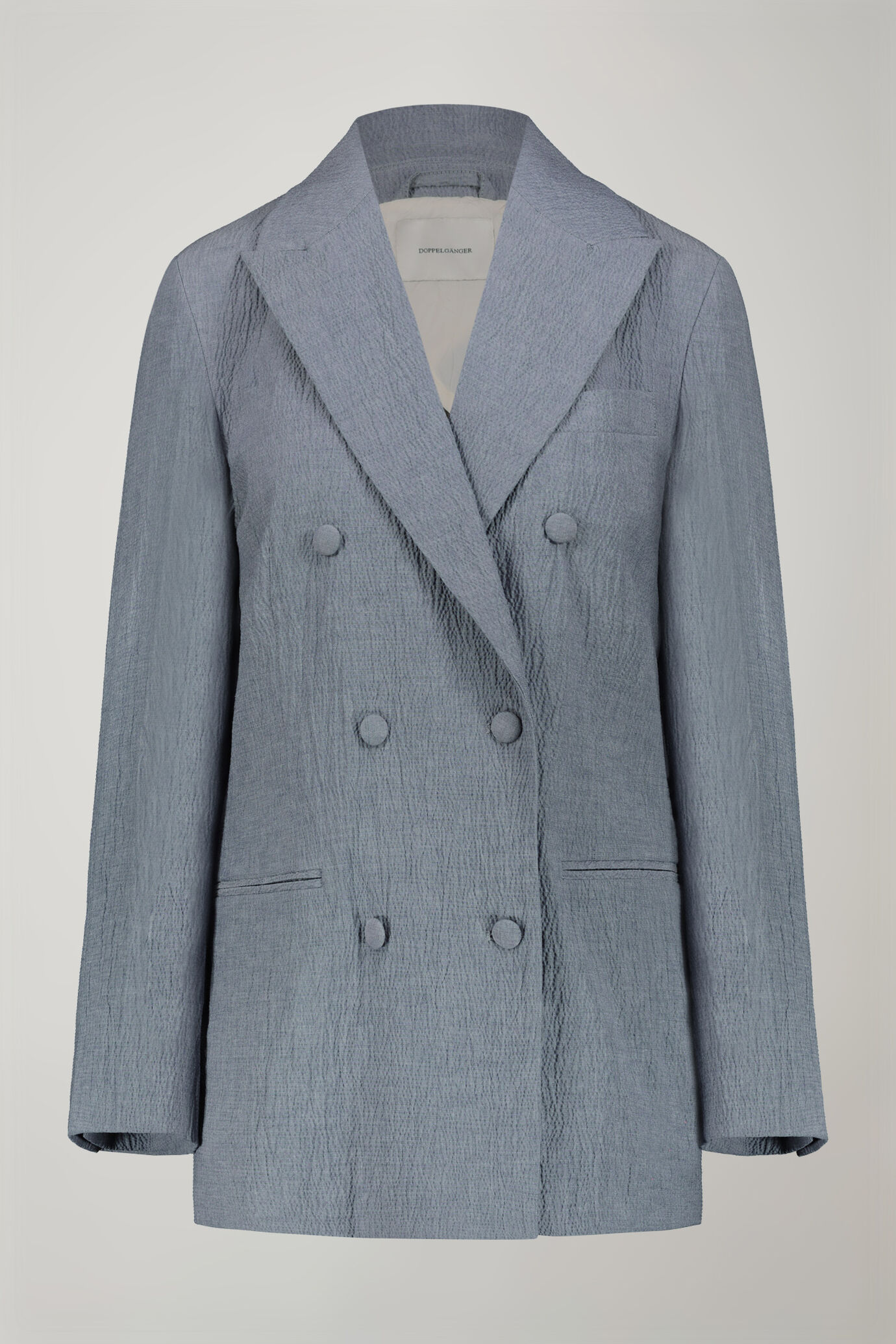 Zweireihiger Damenblazer in normaler Passform image number 4