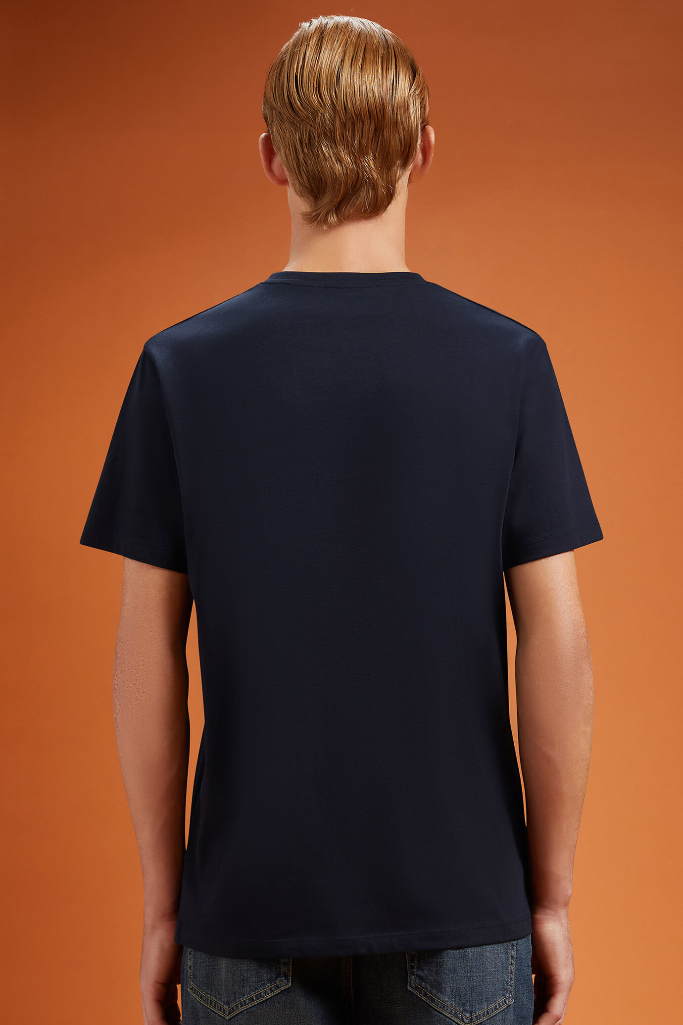 T-Shirt uomo girocollo 100% cotone con maniche corte regular fit image number 1