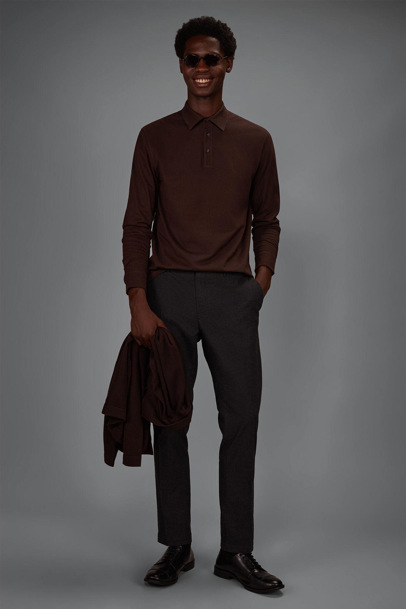 Men&rsquo;s 100% Cotton polo shirt regular fit image number 0
