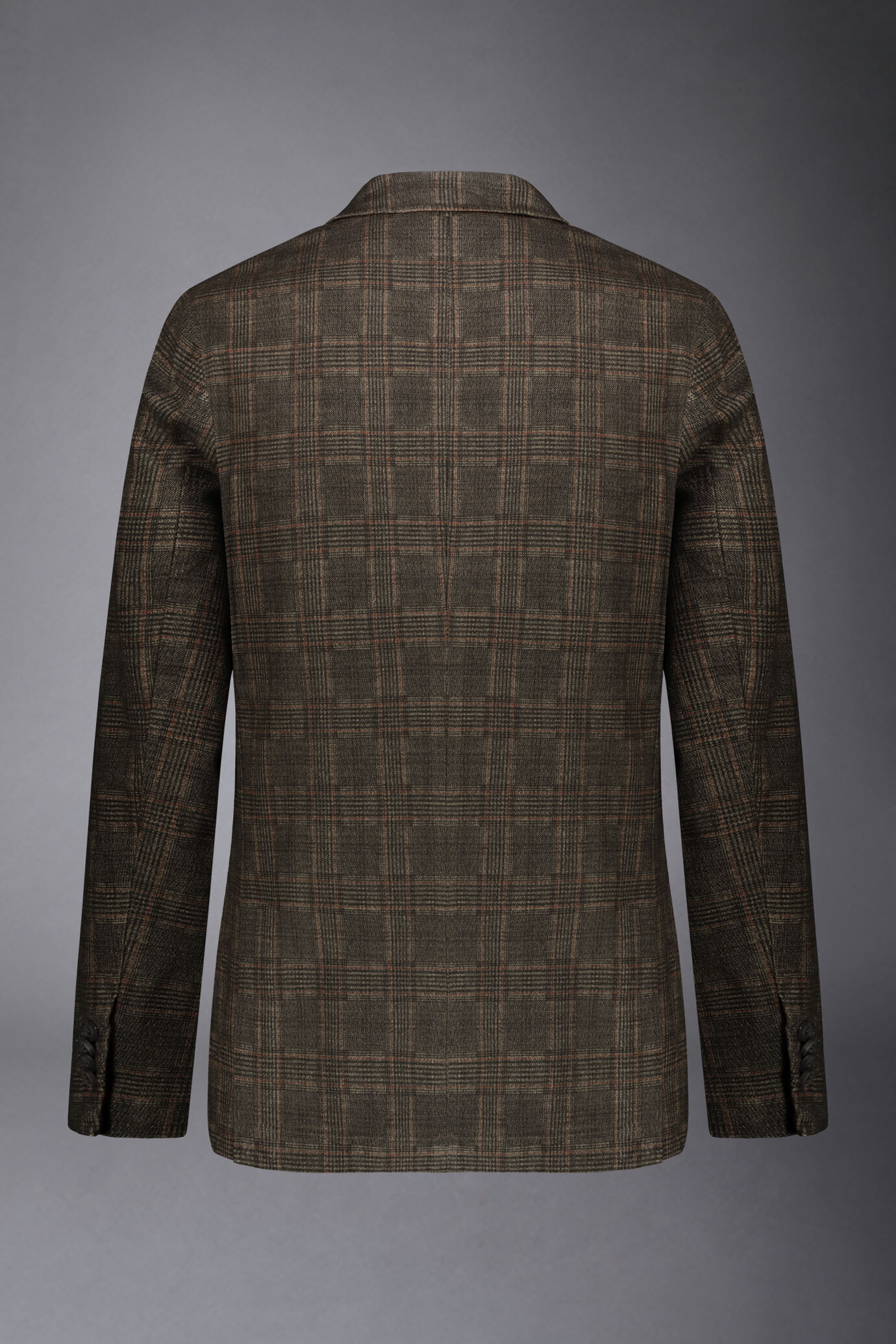Regular fit genderless single-breasted jacket Prince of Wales fabric image number 9