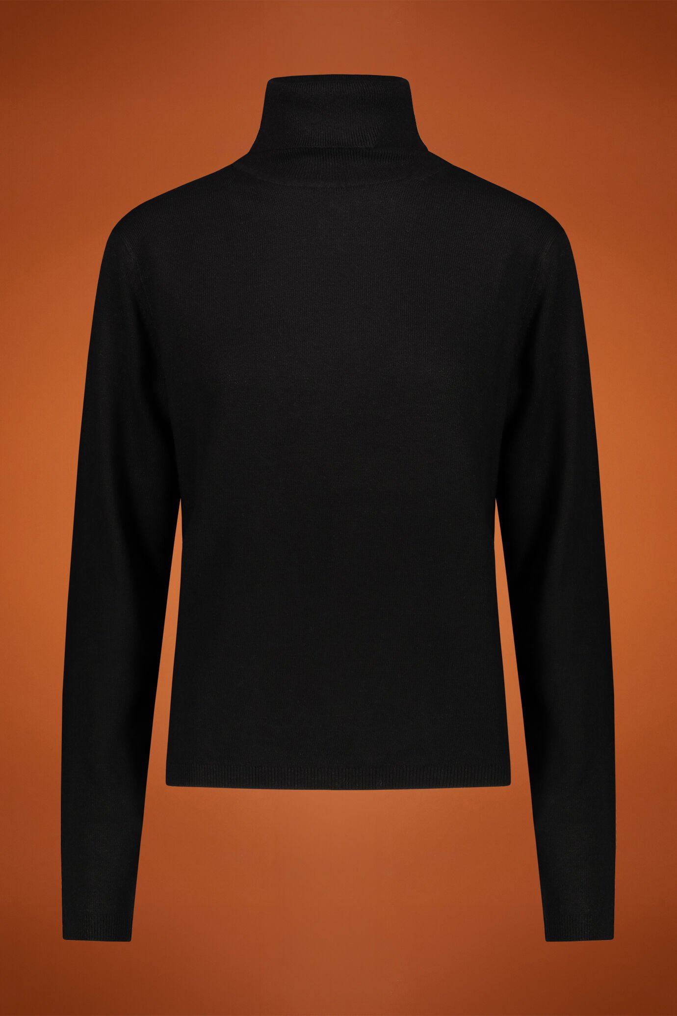Women's wool and cashmere blend turtleneck sweater image number 0
