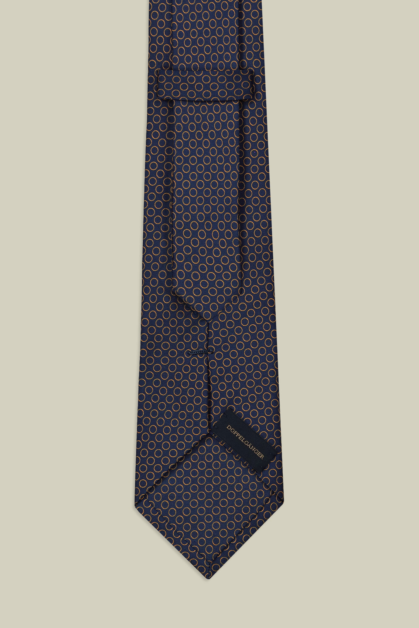 Men's micro patterned silk tie image number 2