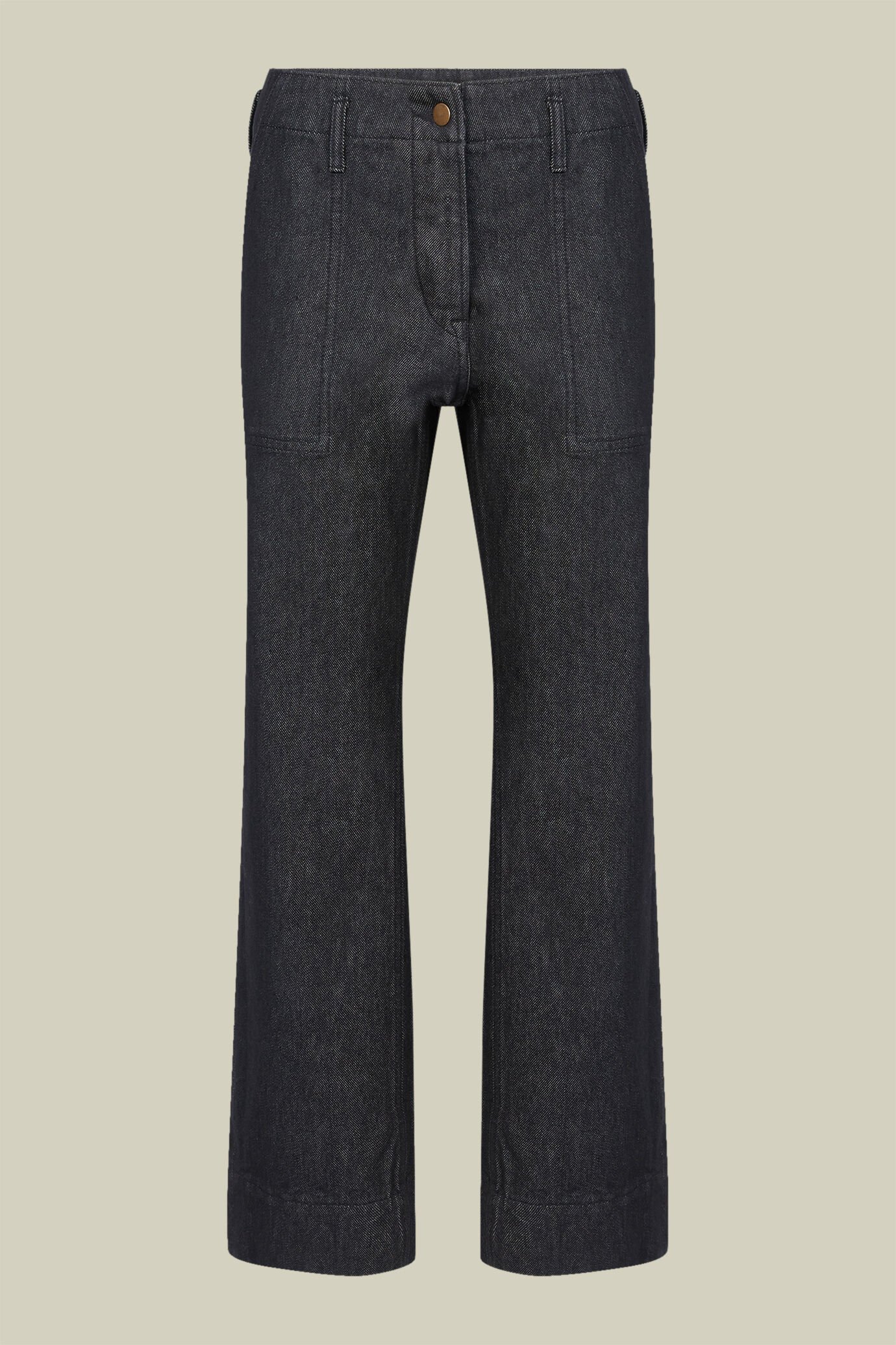 Pantalone donna in denim twill comfort fit