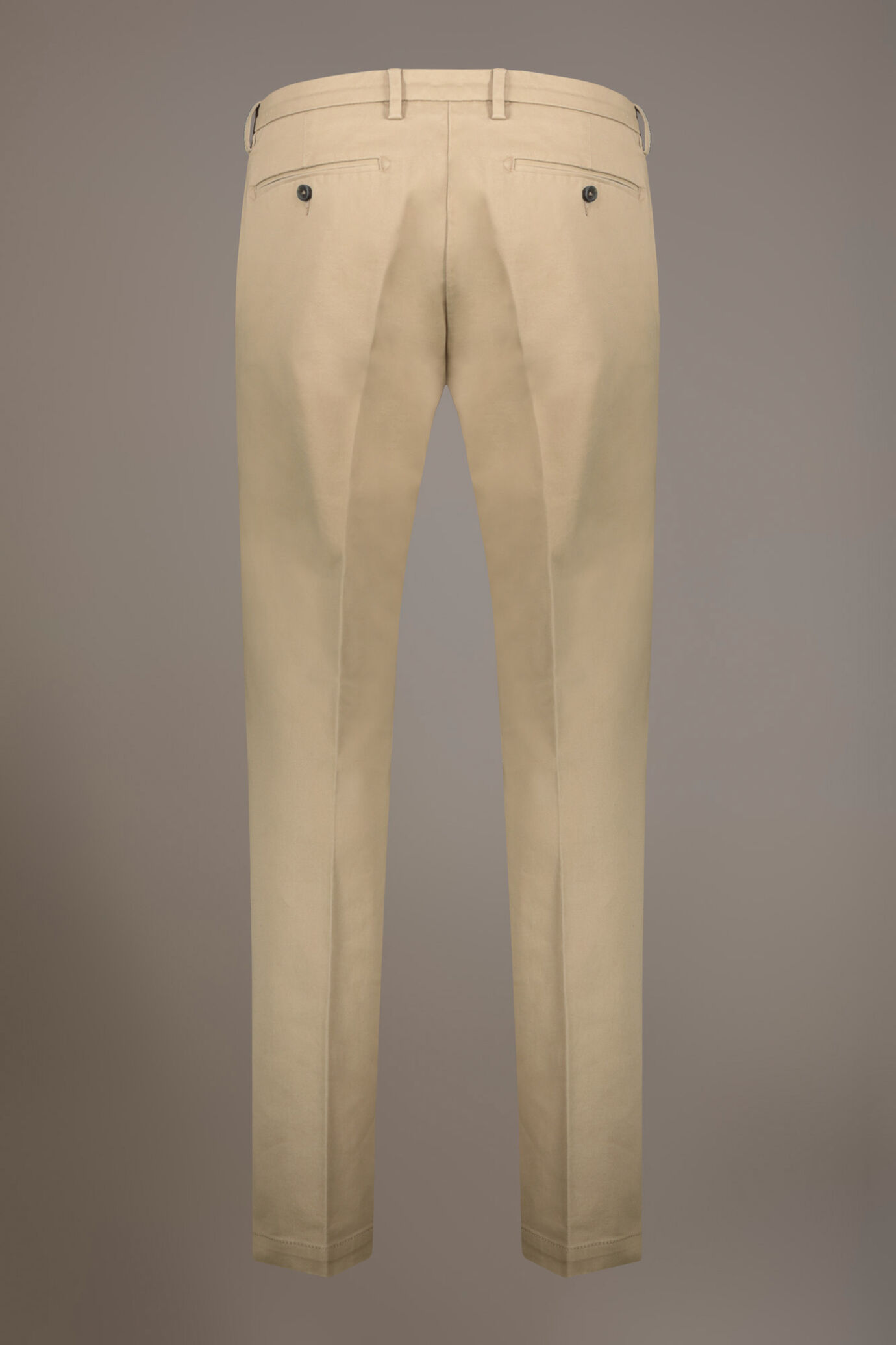 Pantalone chino uomo classico regular fit tessuto twill elasticizzato image number 6