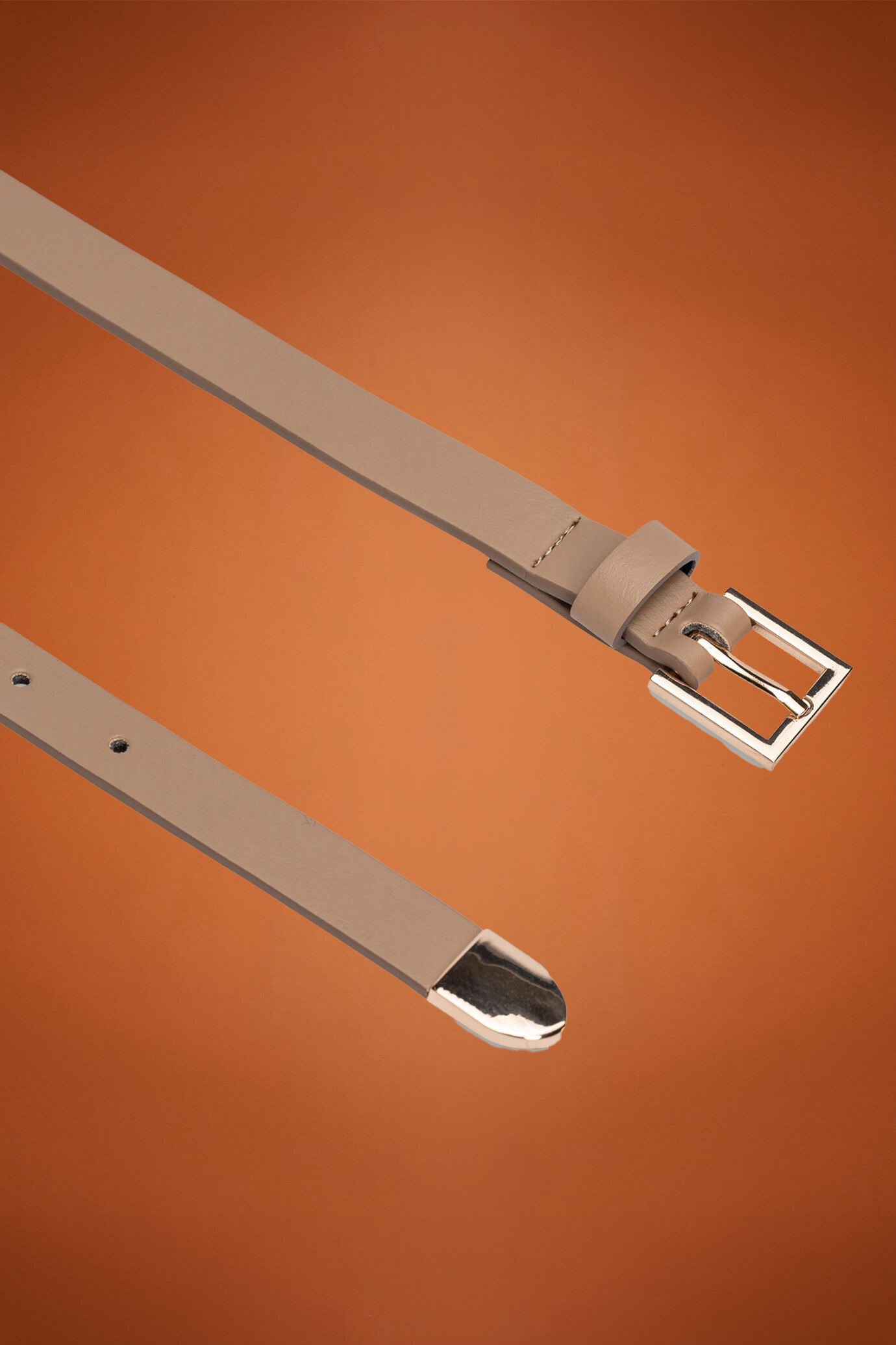 Ceinture femme avec finition en laiton vieilli image number 1