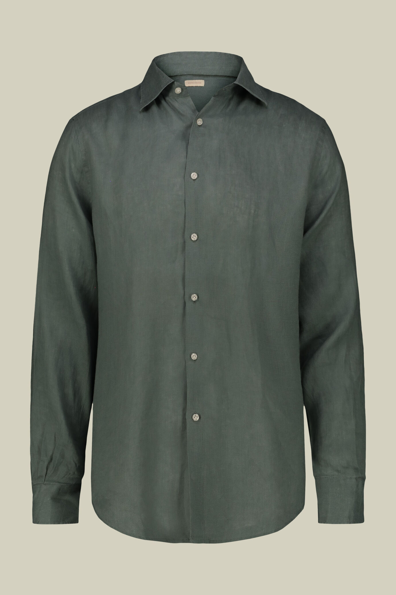 Camicia uomo casual collo classico 100% lino image number 5