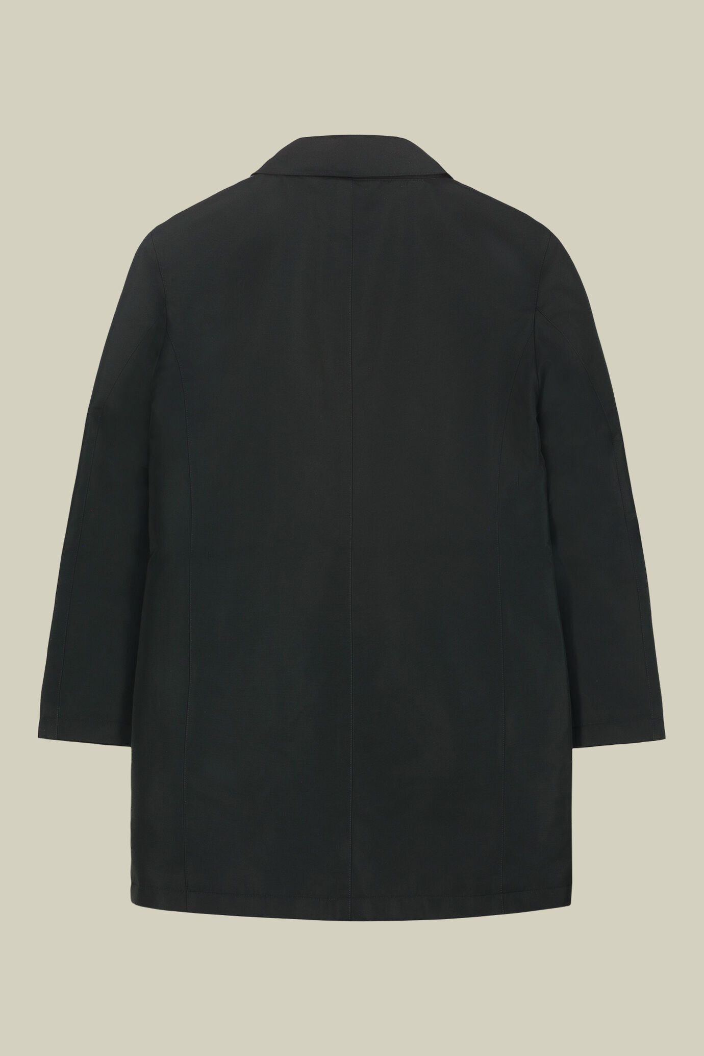 Impermeabile uomo doppiopetto in tessuto tecnico regular fit image number 5