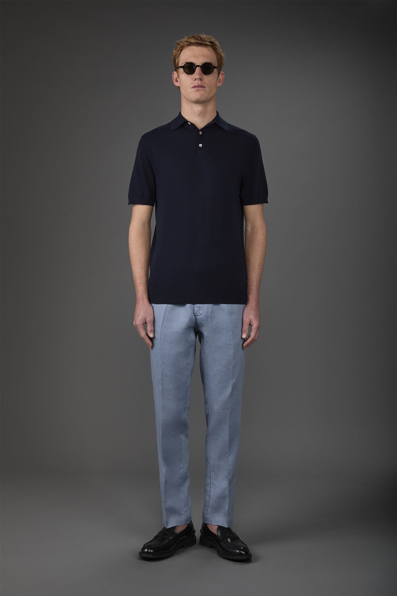 Polo uomo in maglia maniche corte image number 0