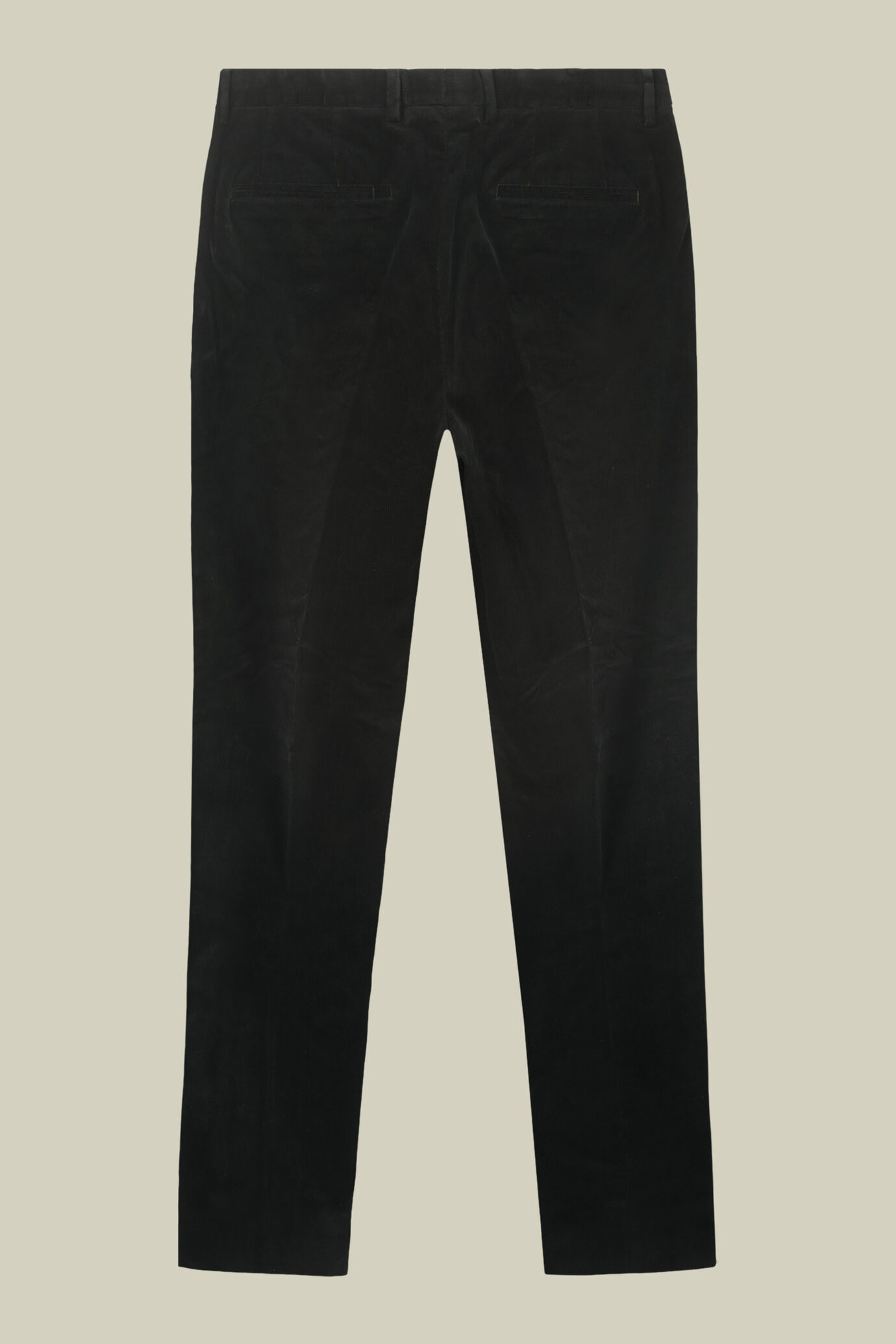 Regular fit cotton corduroy trousers for men image number 5