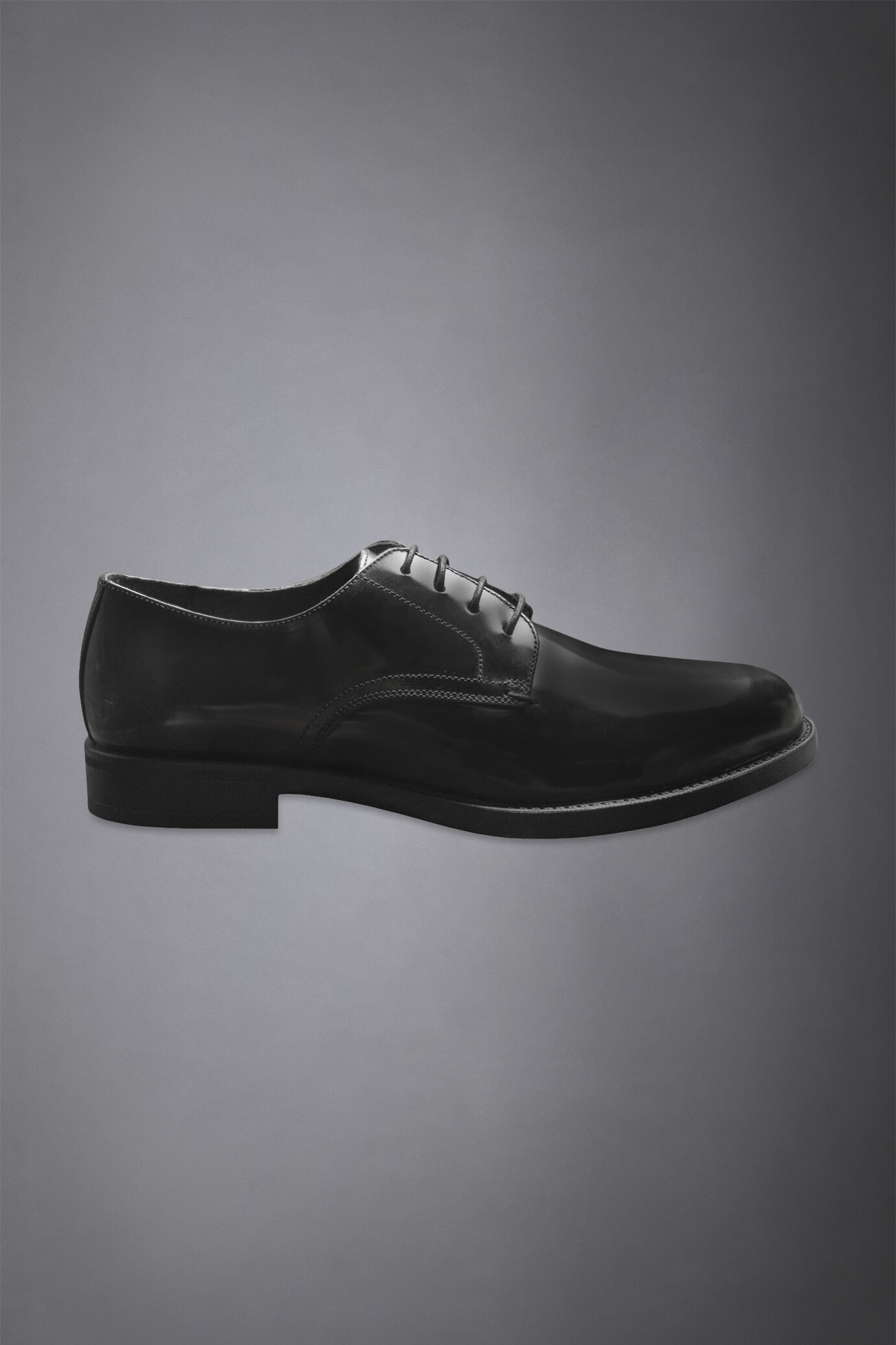 Scarpa derby 100% pelle abrasivata con suola in gomma image number 1
