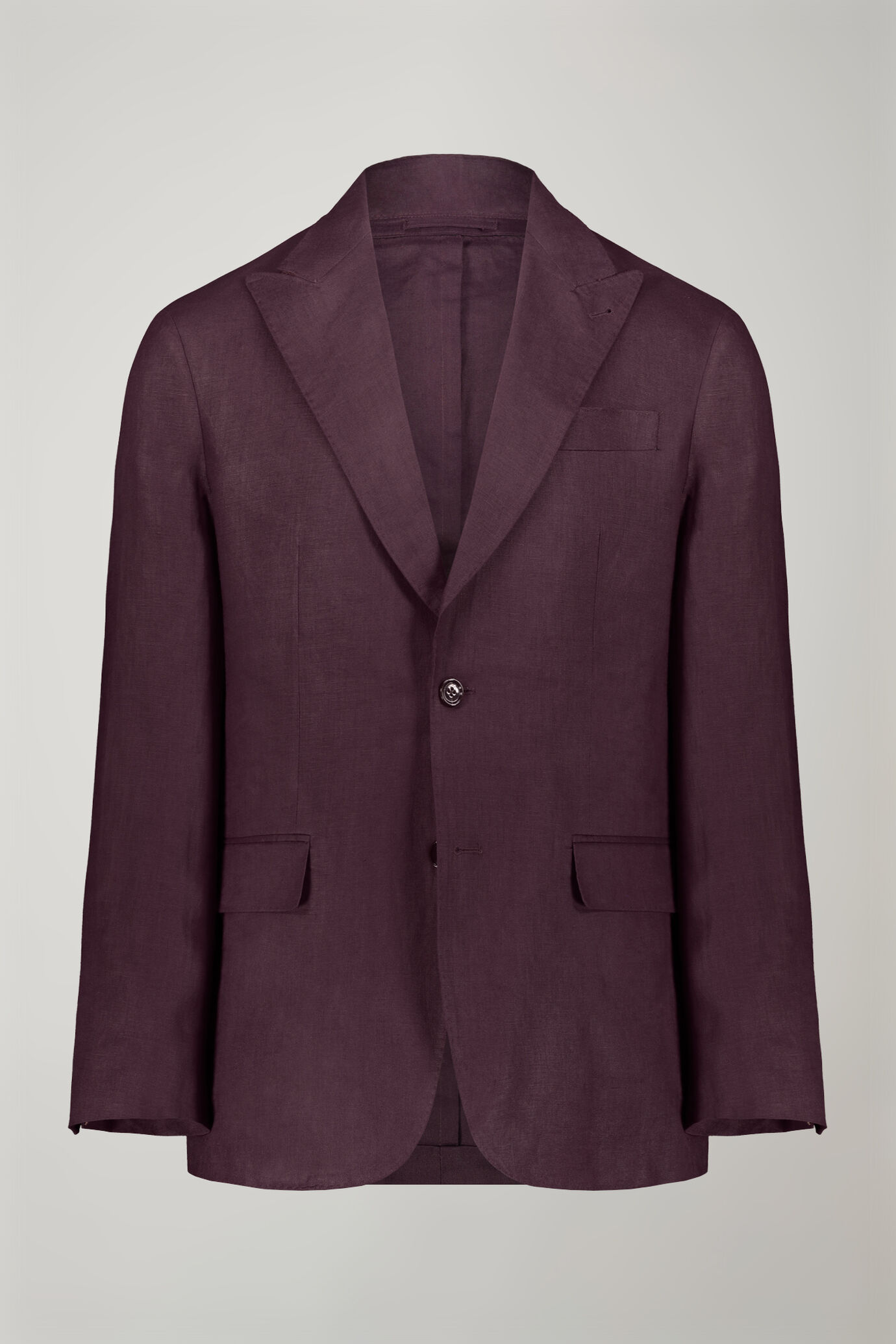 Costume homme &agrave; simple boutonnage 100&nbsp;% lin coupe r&eacute;guli&egrave;re image number 4