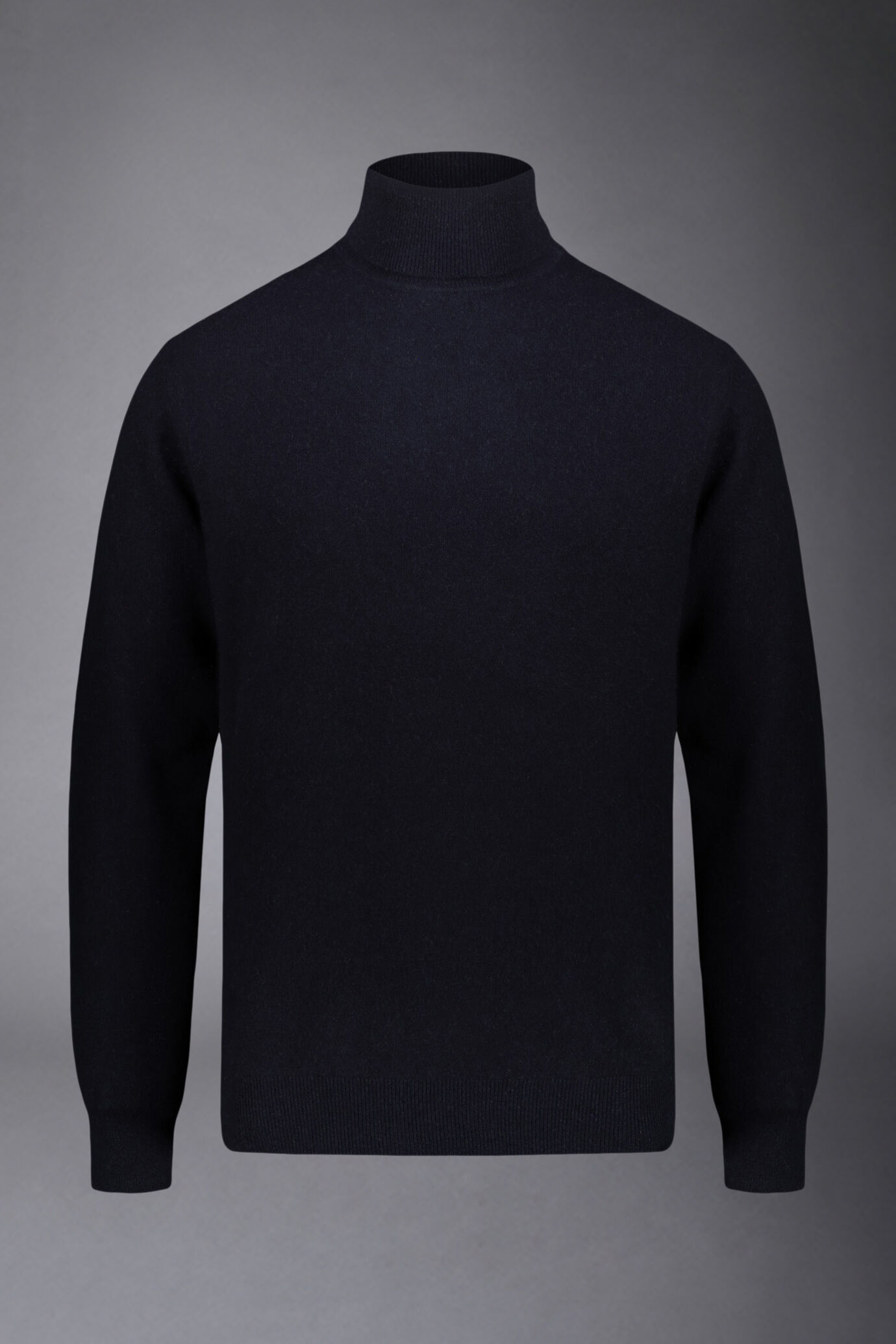 Pull à col montant en laine d'agneau regular fit image number 3