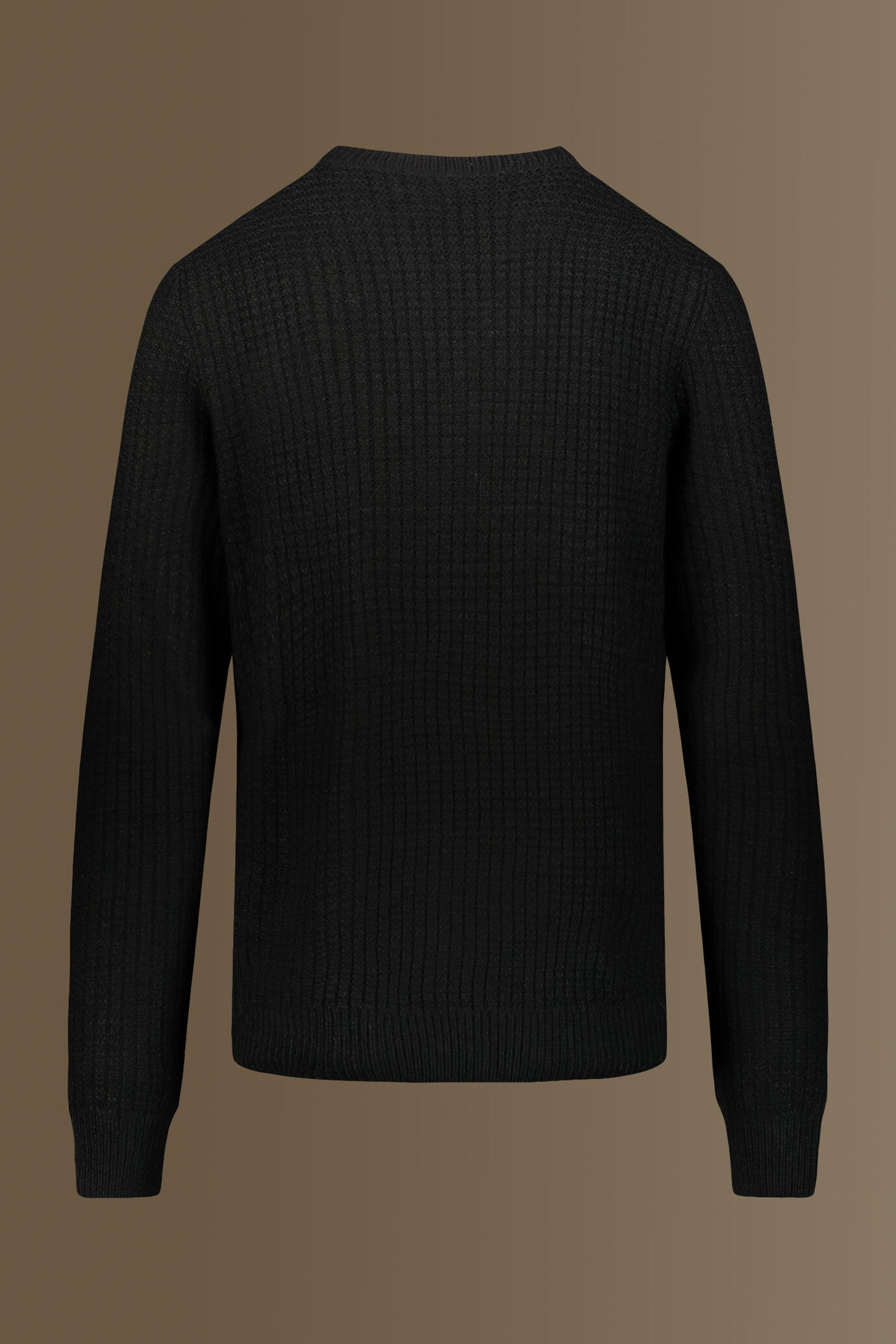 Round neck sweater wool blend image number 1
