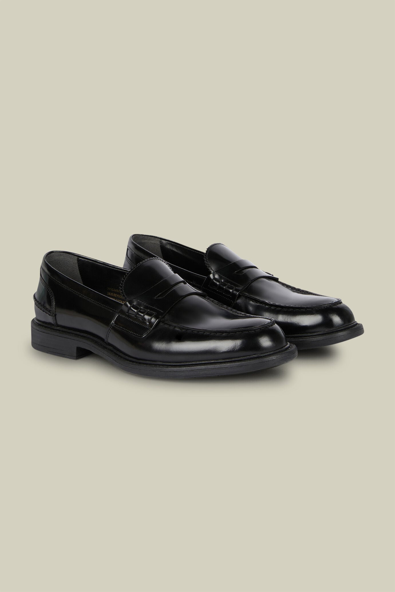 Mocassino classico uomo con suola in gomma