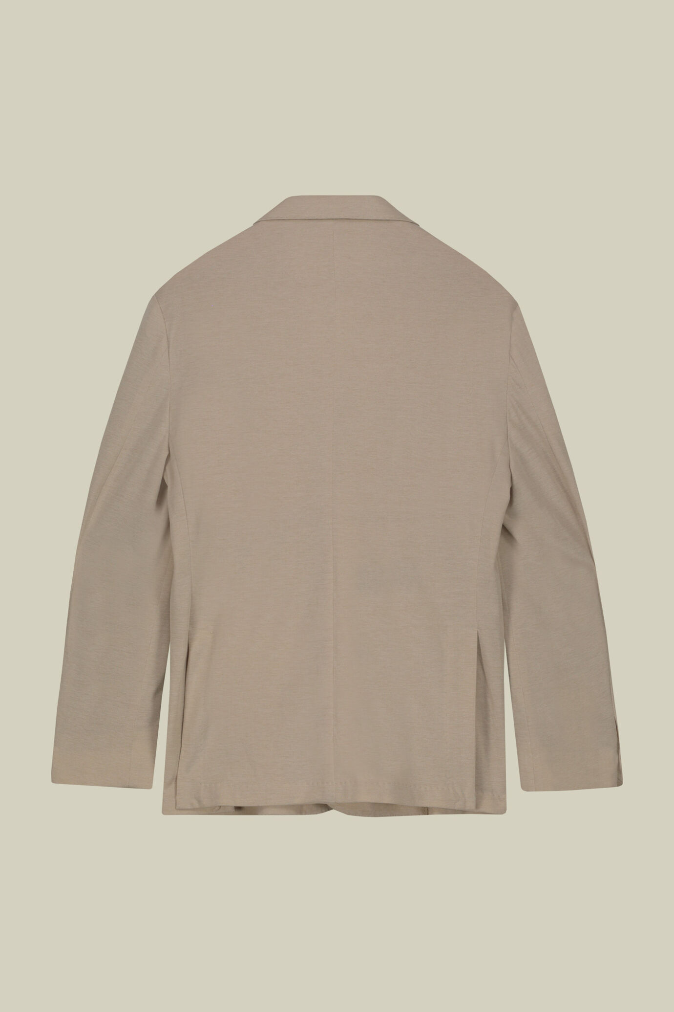 Einreihiges, ungefüttertes Herrensakko aus Jerseystoff mit klassischem Revers und aufgesetzten Taschen image number 5