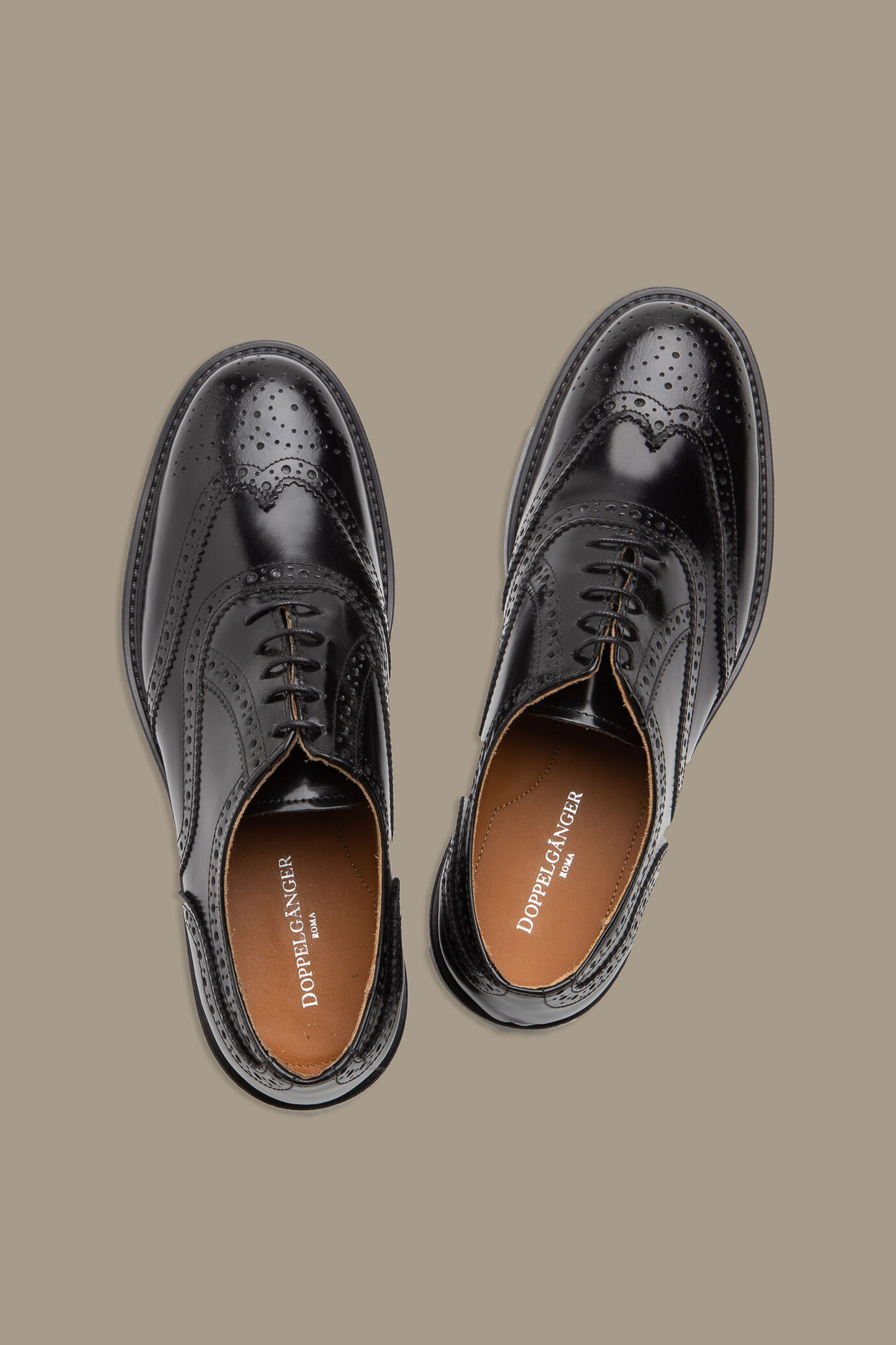 Scarpa full brouge derby 100% pelle image number 2