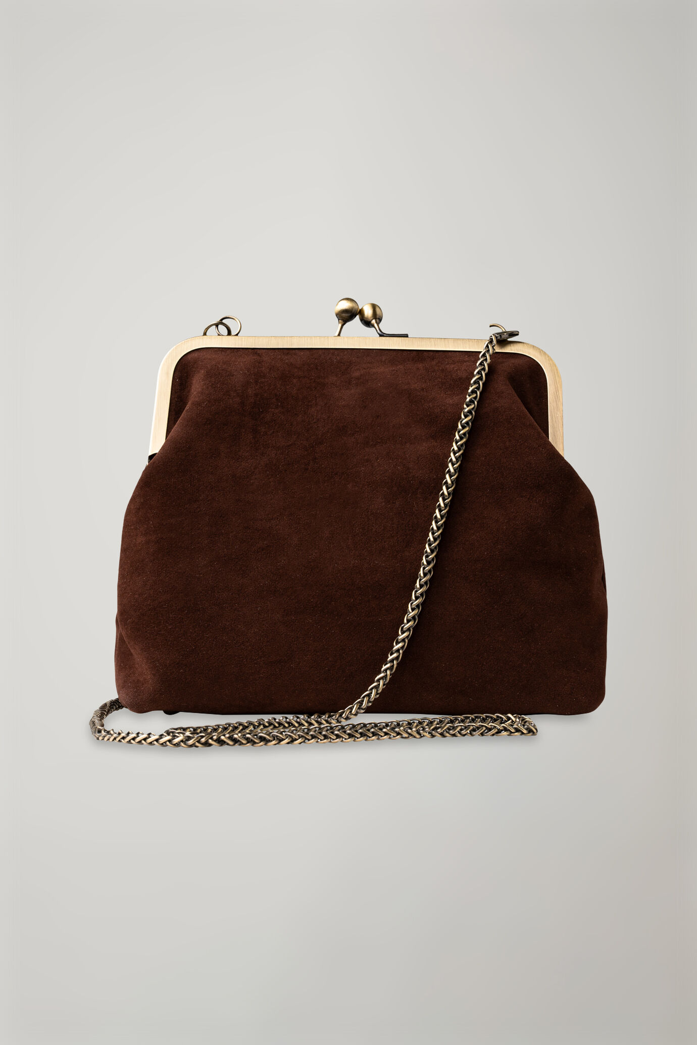 Borsa donna clutch in velluto image number 0