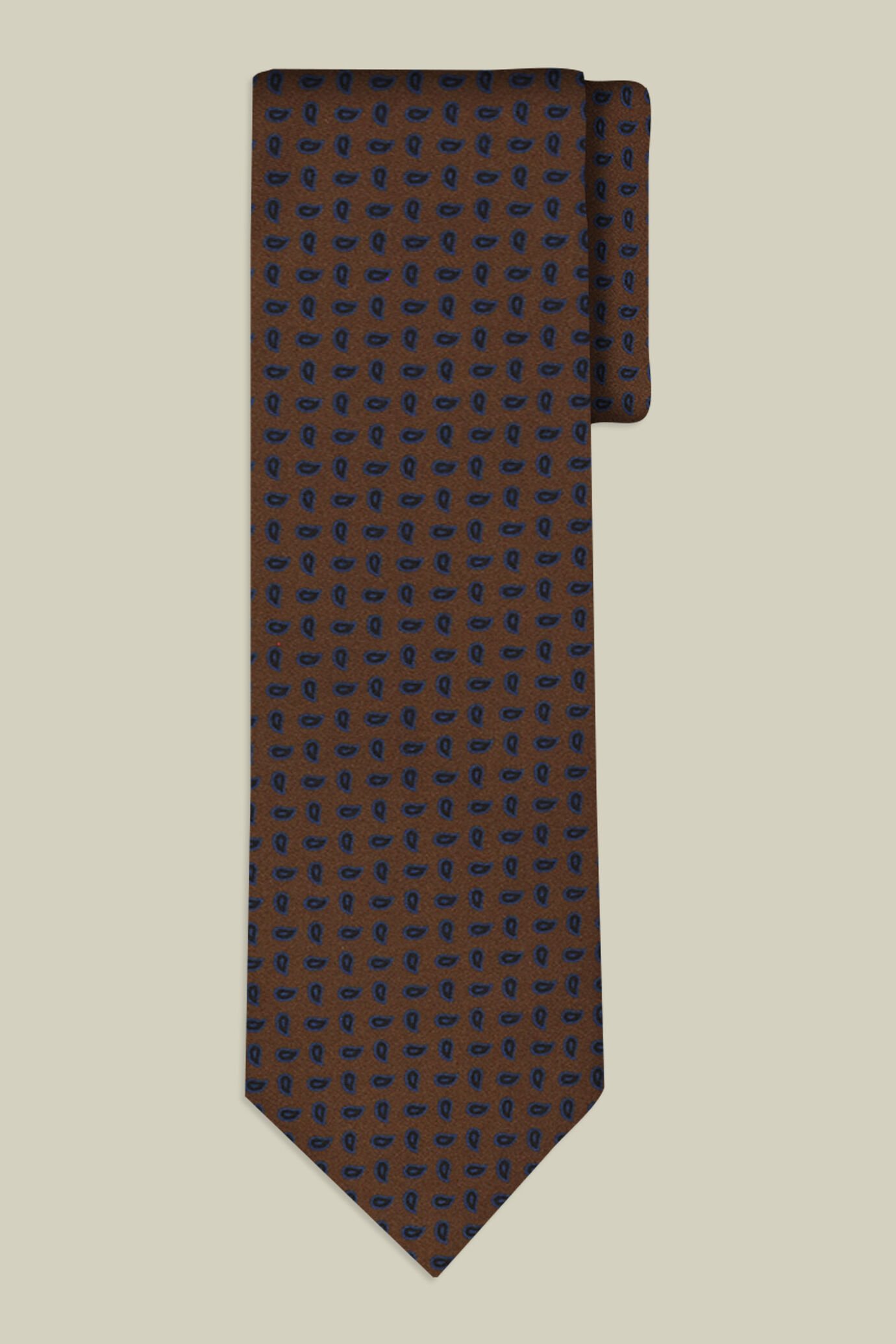Cravatta uomo in seta fantasia micro paisley