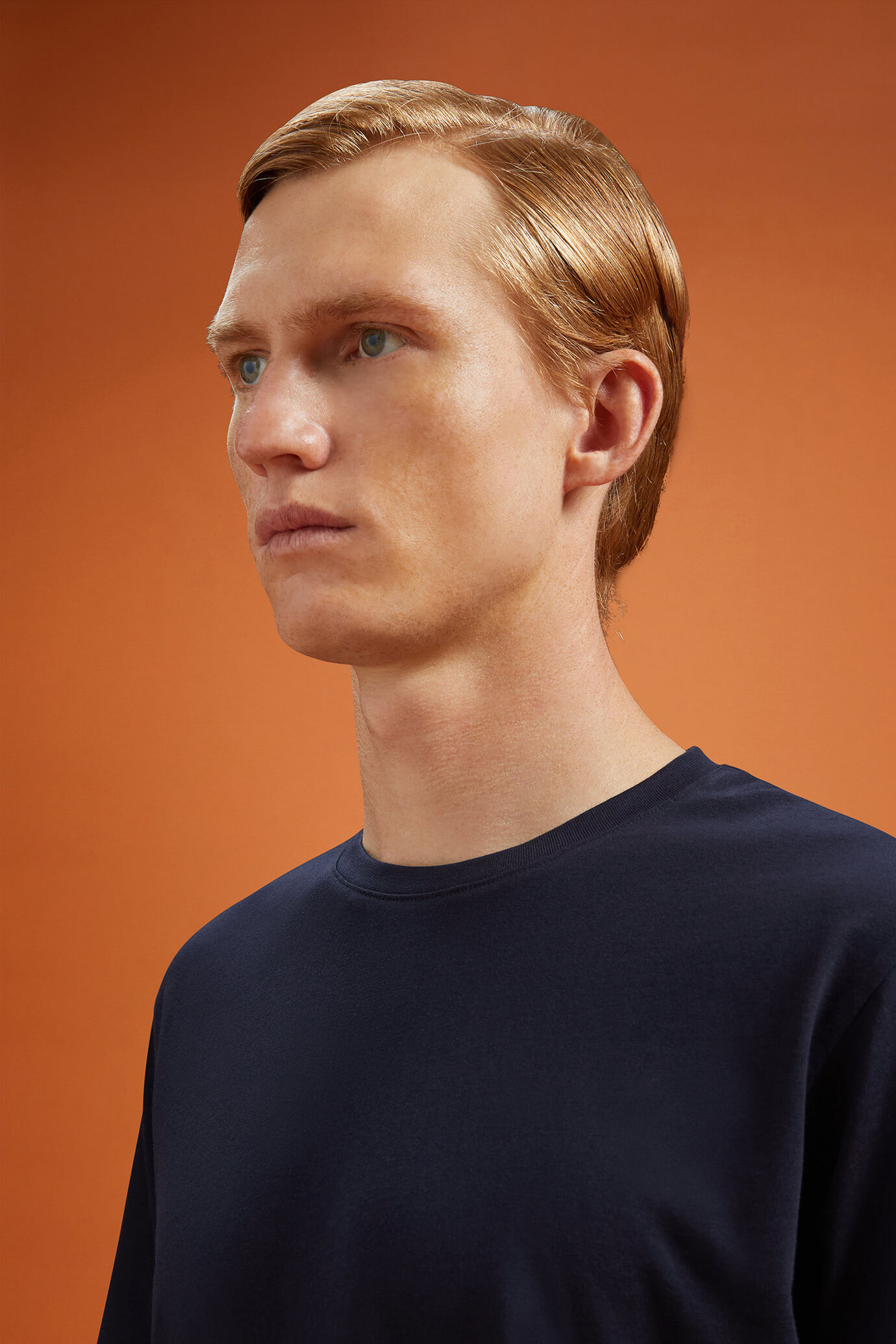 T-Shirt uomo girocollo 100% cotone con maniche corte regular fit image number 4