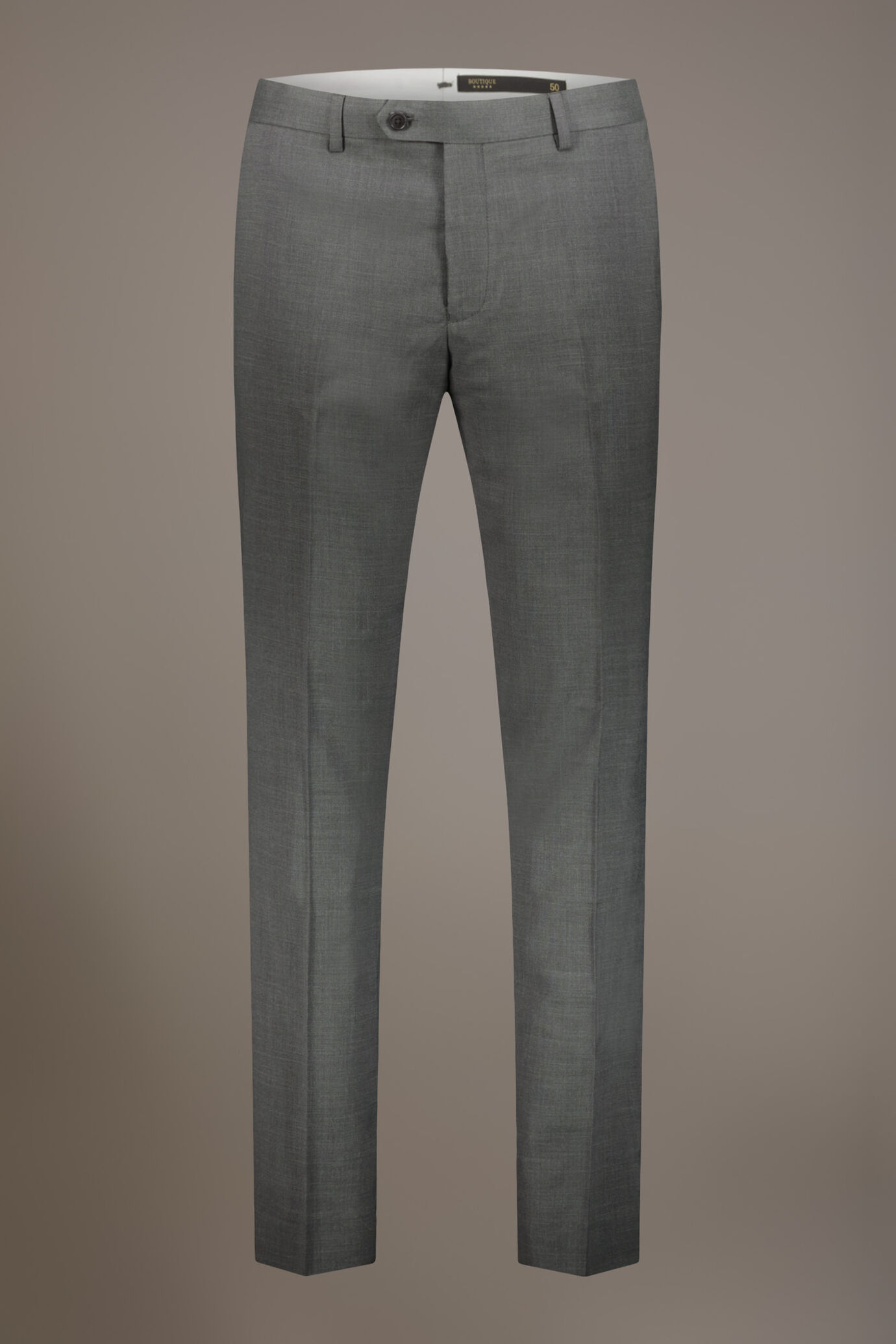 Abito monopetto regular fit tessuto grisaglia image number 6