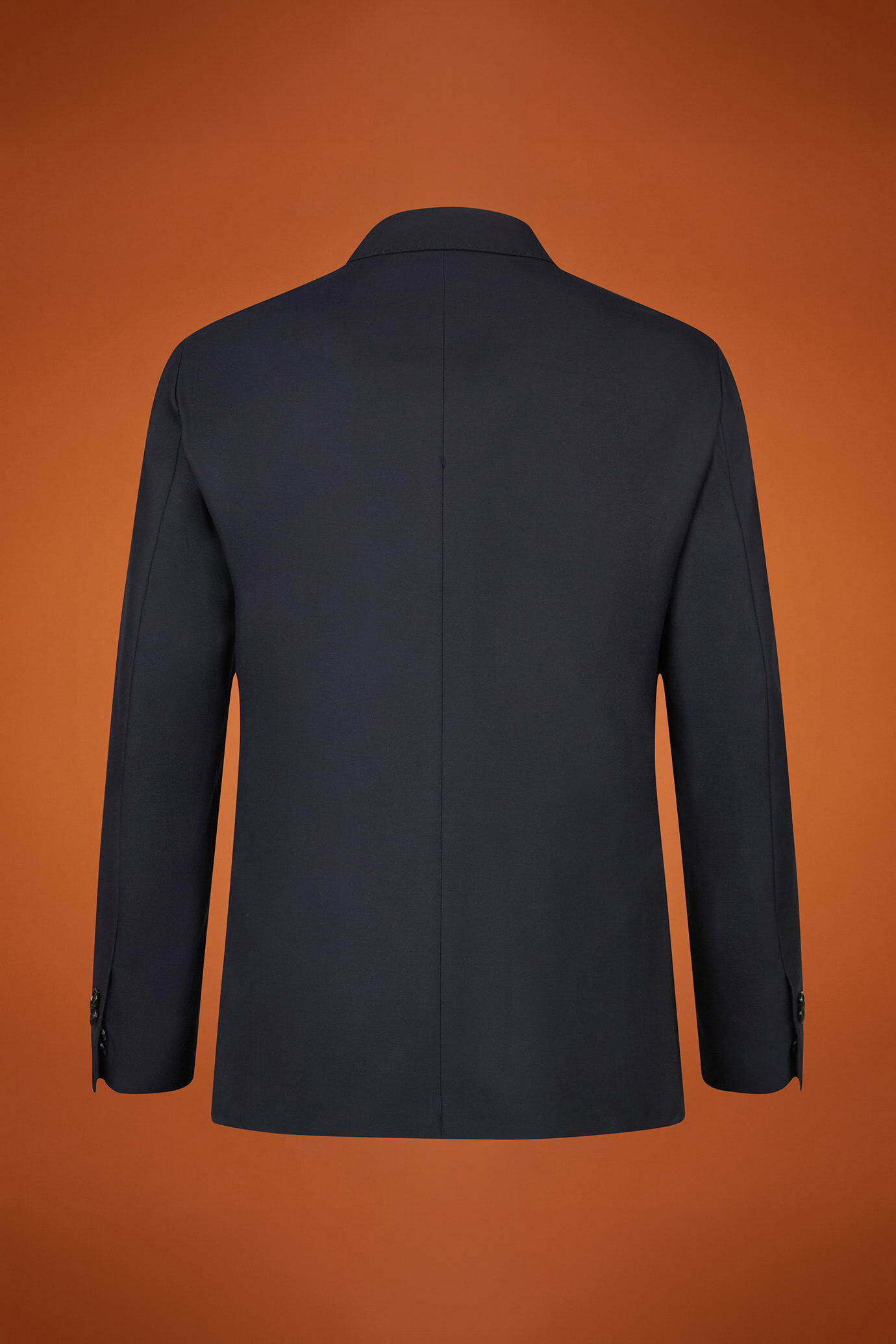 Abito uomo monopetto con tessuto falso unito regular fit image number 5
