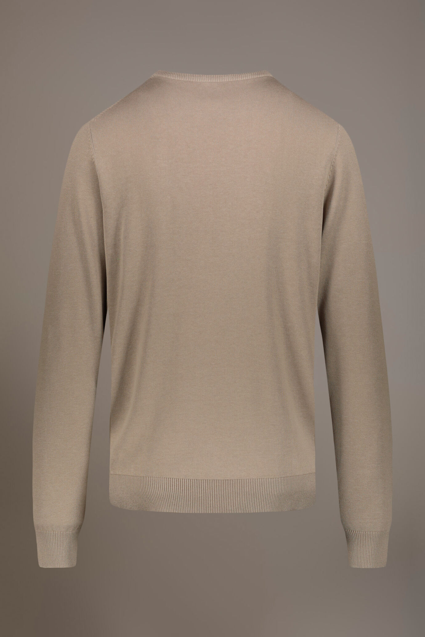Round neck sweater 100% cotton image number 5
