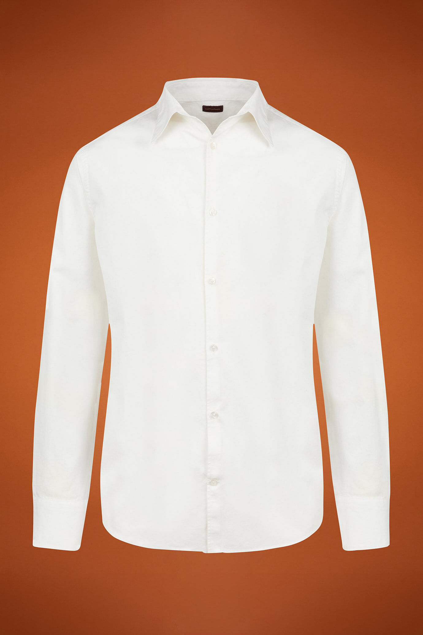 Chemise décontractée pour homme à col classique, 100% coton, en gabardine délavée unie, coupe confort image number 4