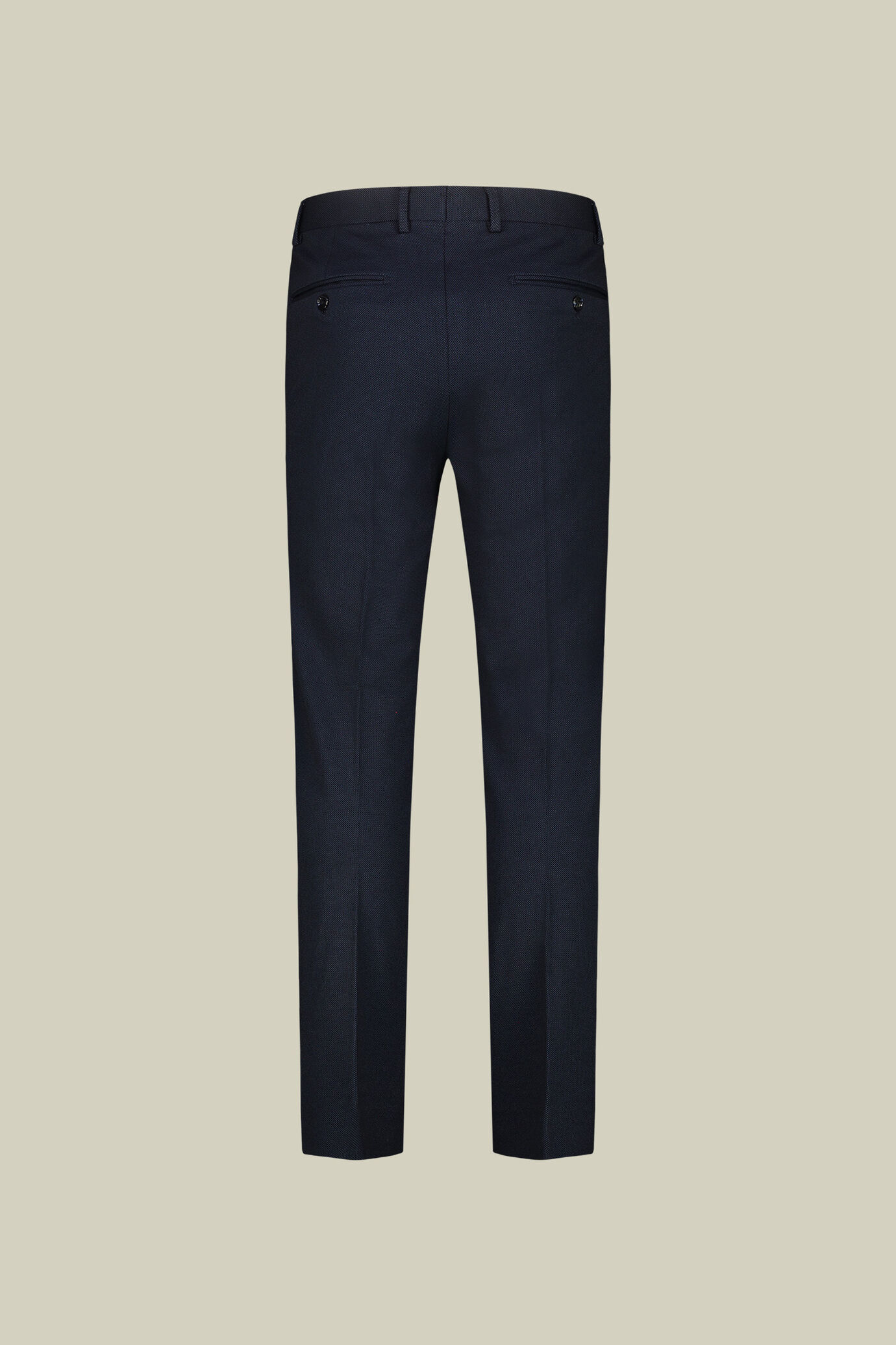 Costume homme crois&eacute; simple en jersey &agrave; motif yeux de perdrix coupe classique image number 7