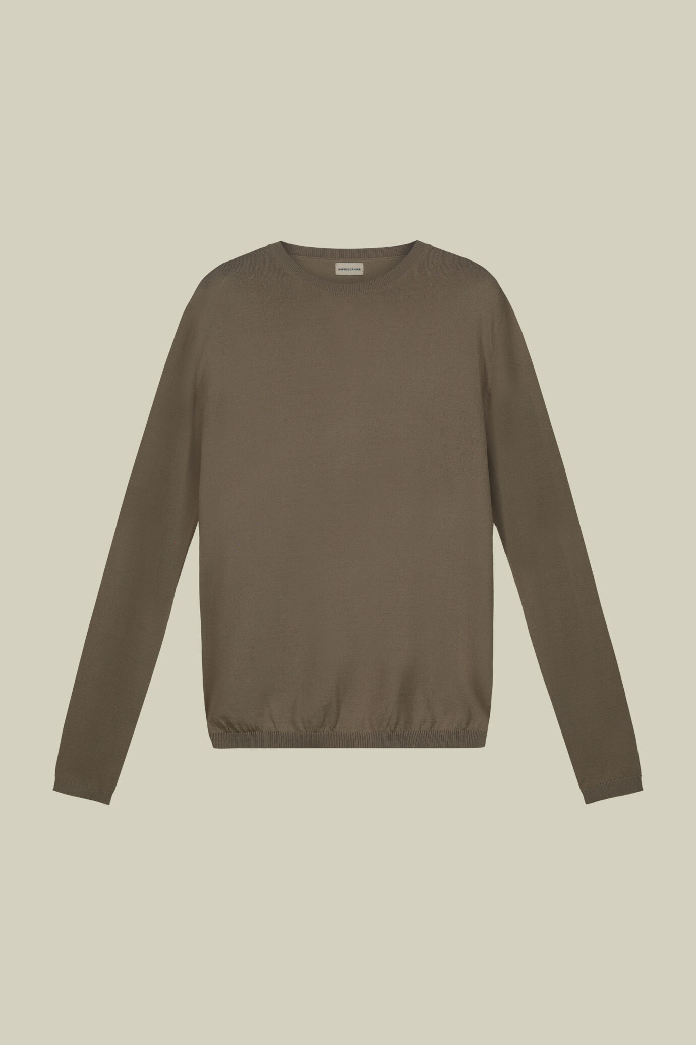 Langärmeliger Damen-Pullover mit Rundhalsausschnitt image number 5