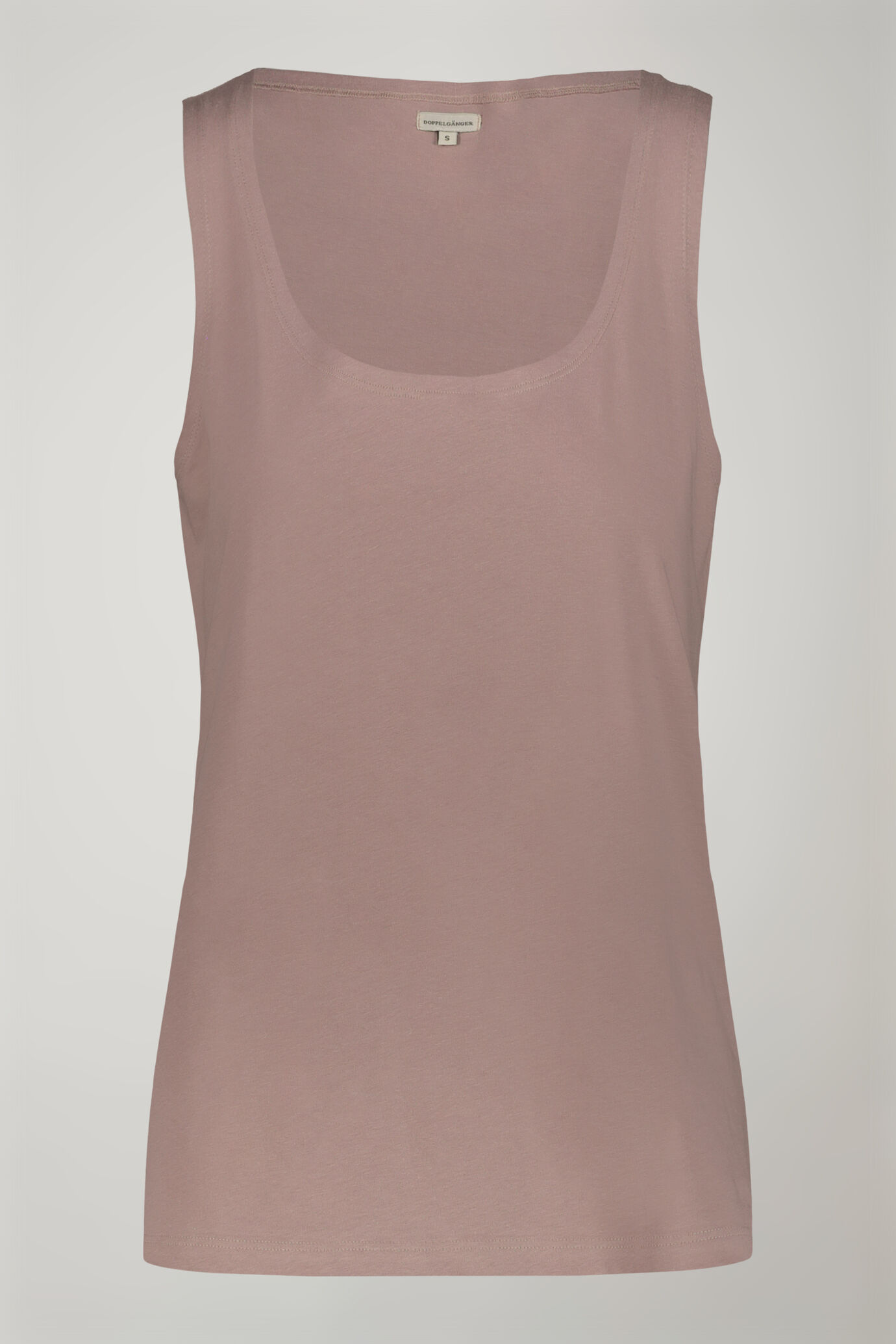 Women’s 100% cotton jersey tank top comfort fit image number 4