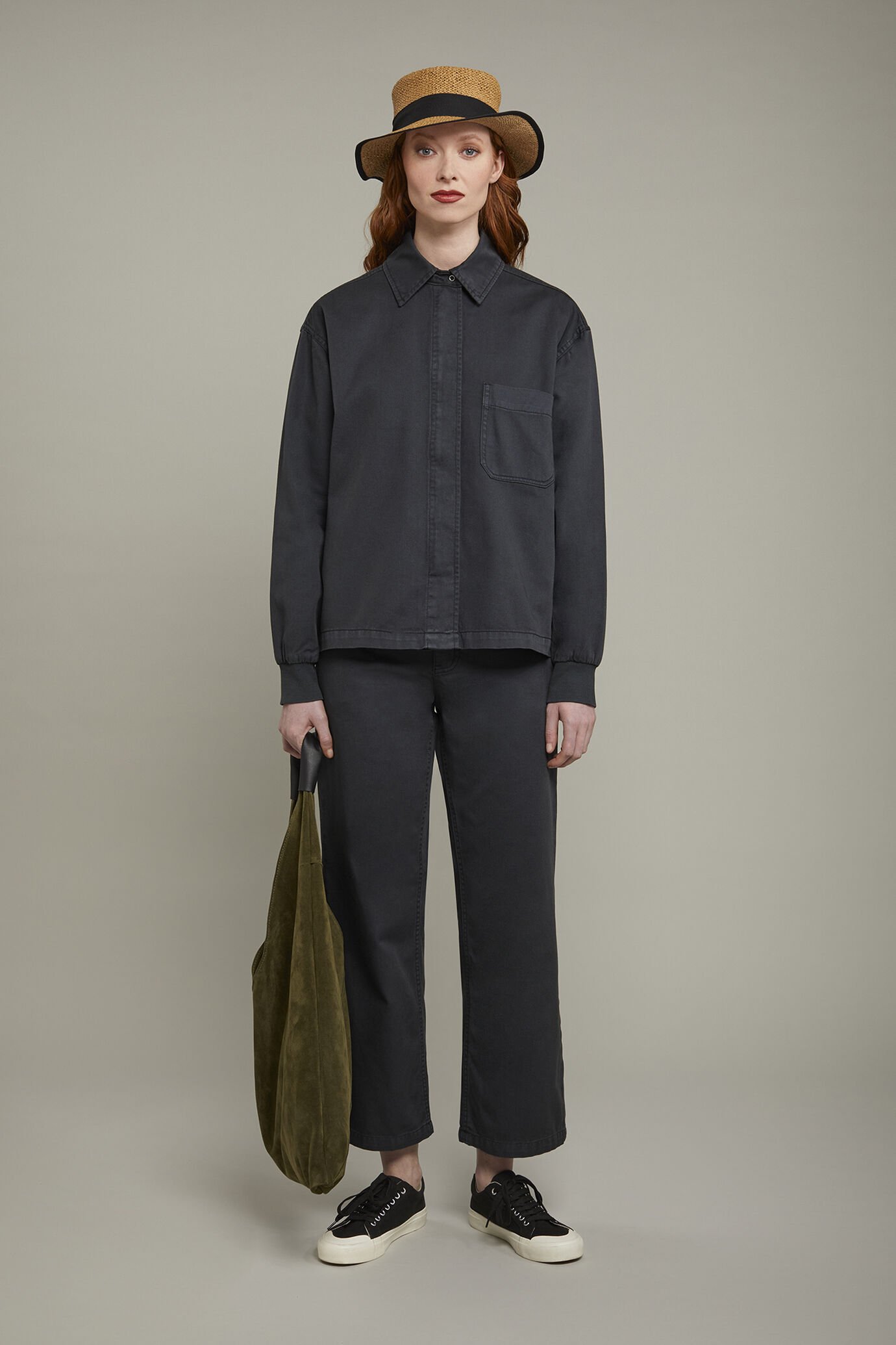 Giacca donna 100% cotone regular fit image number 0