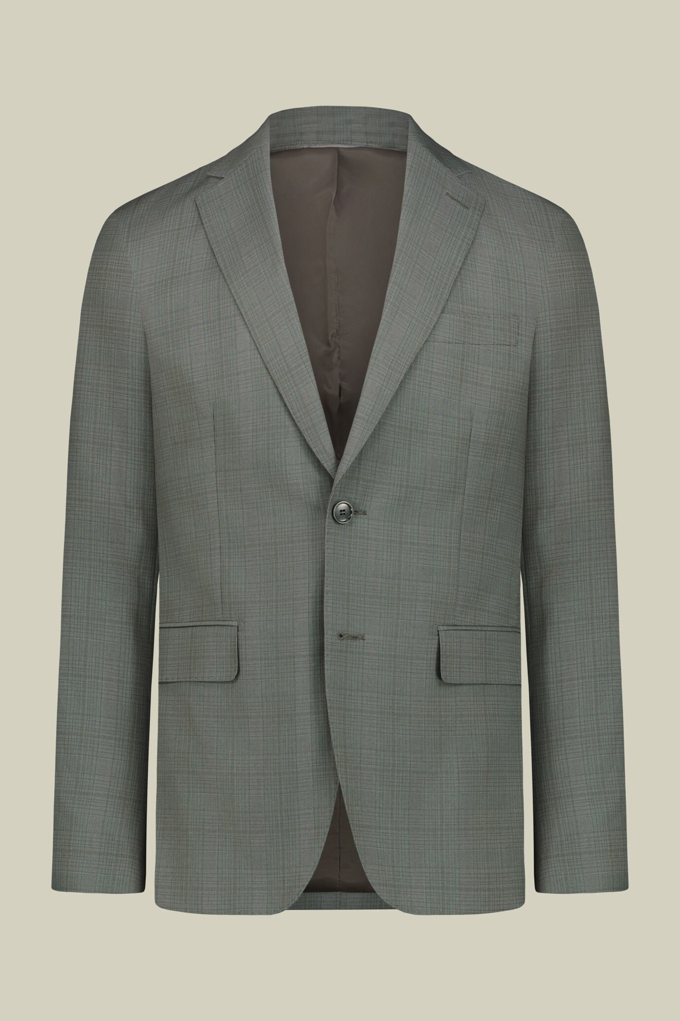 Herrenanzug, einreihig, aus Prince-of-Wales-Stoff, Regular Fit