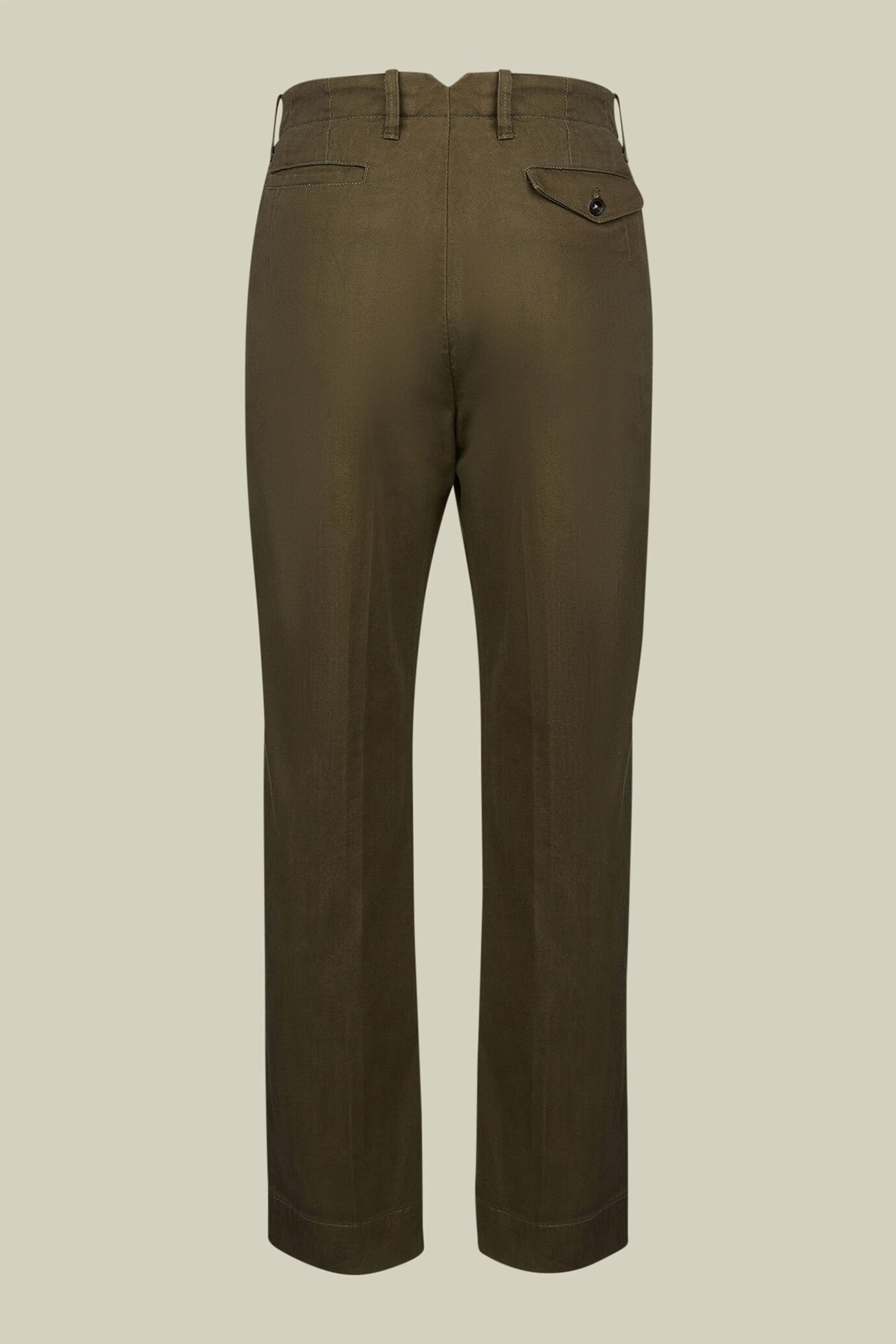 Pantalone uomo work in tela diagonale regular fit image number 5
