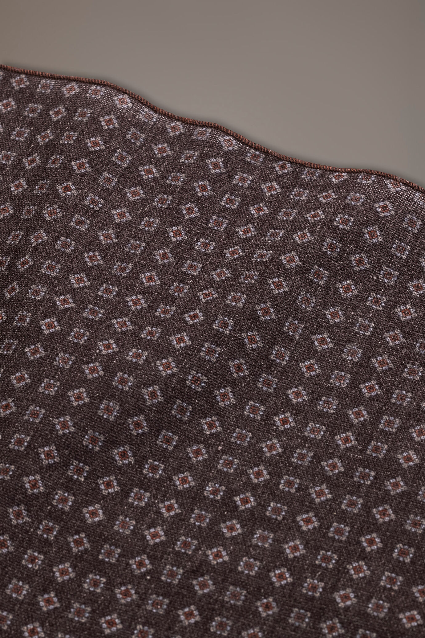 Linen blend pochette fancy design image number 1