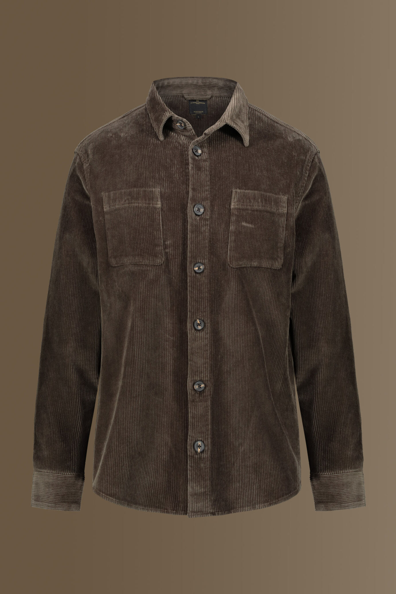 Overshirt wales corduroy fabric image number 5