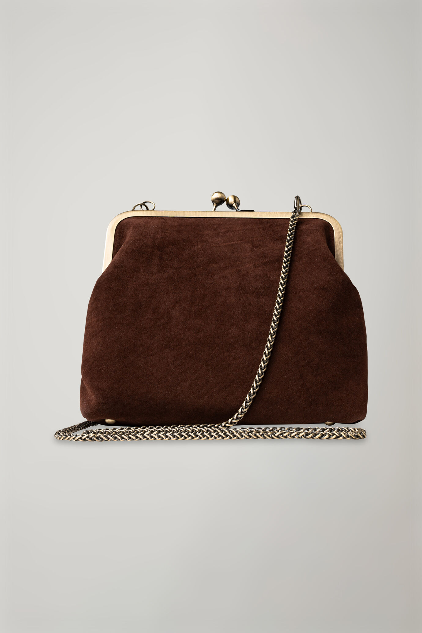 Borsa donna clutch in velluto image number 1