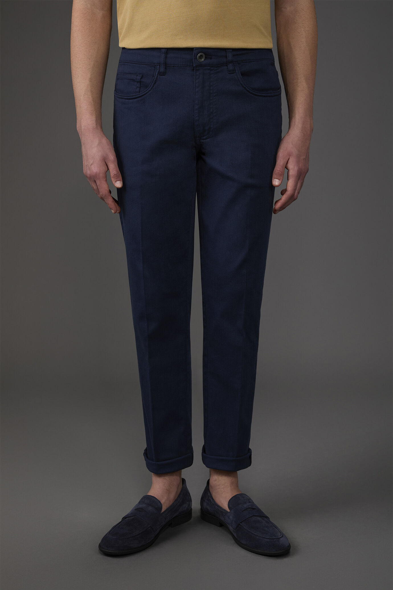 Pantalone uomo 5 tasche costruzione twill image number 1