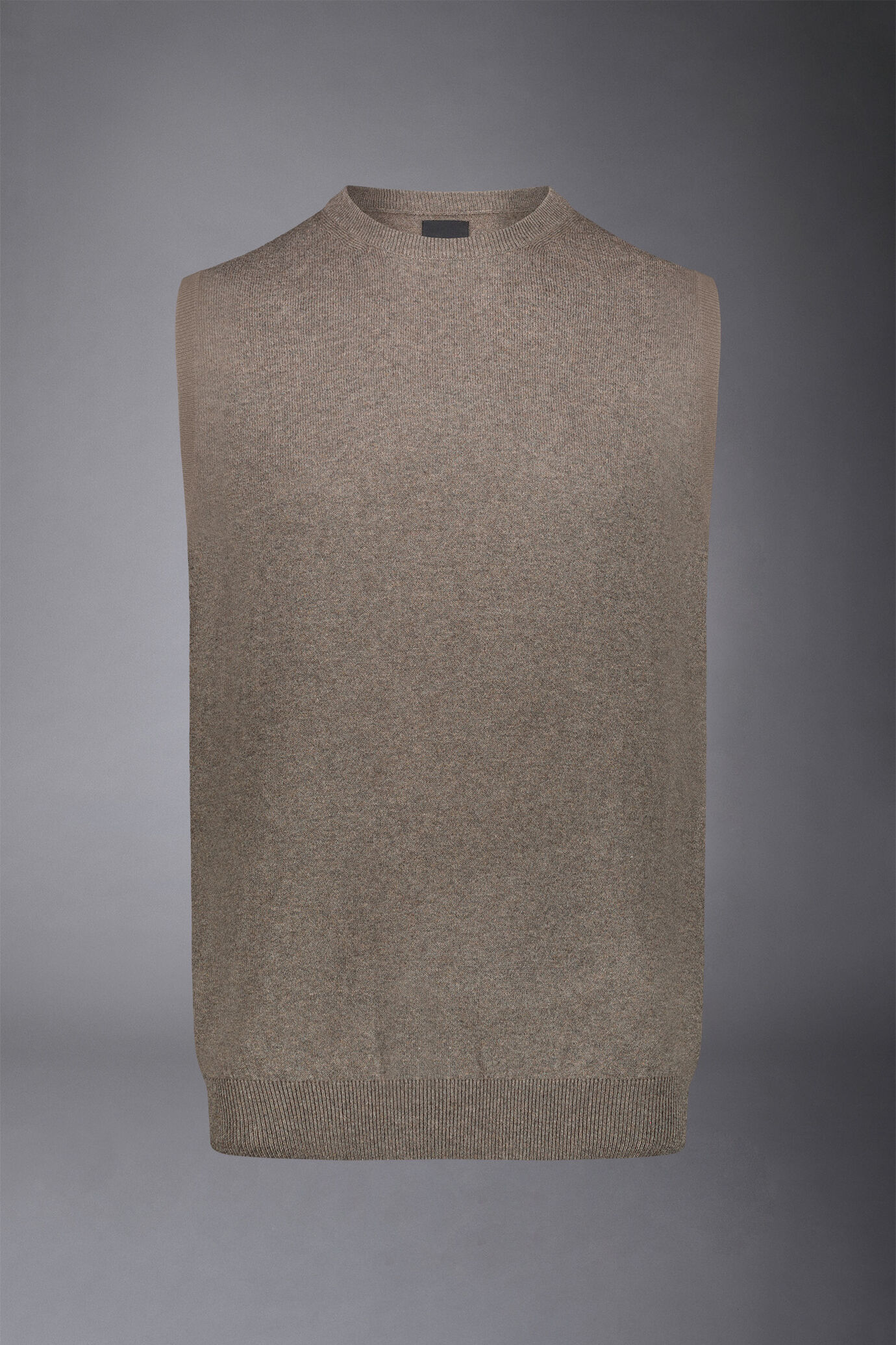 Gilet uomo girocollo lana e cotone image number 4