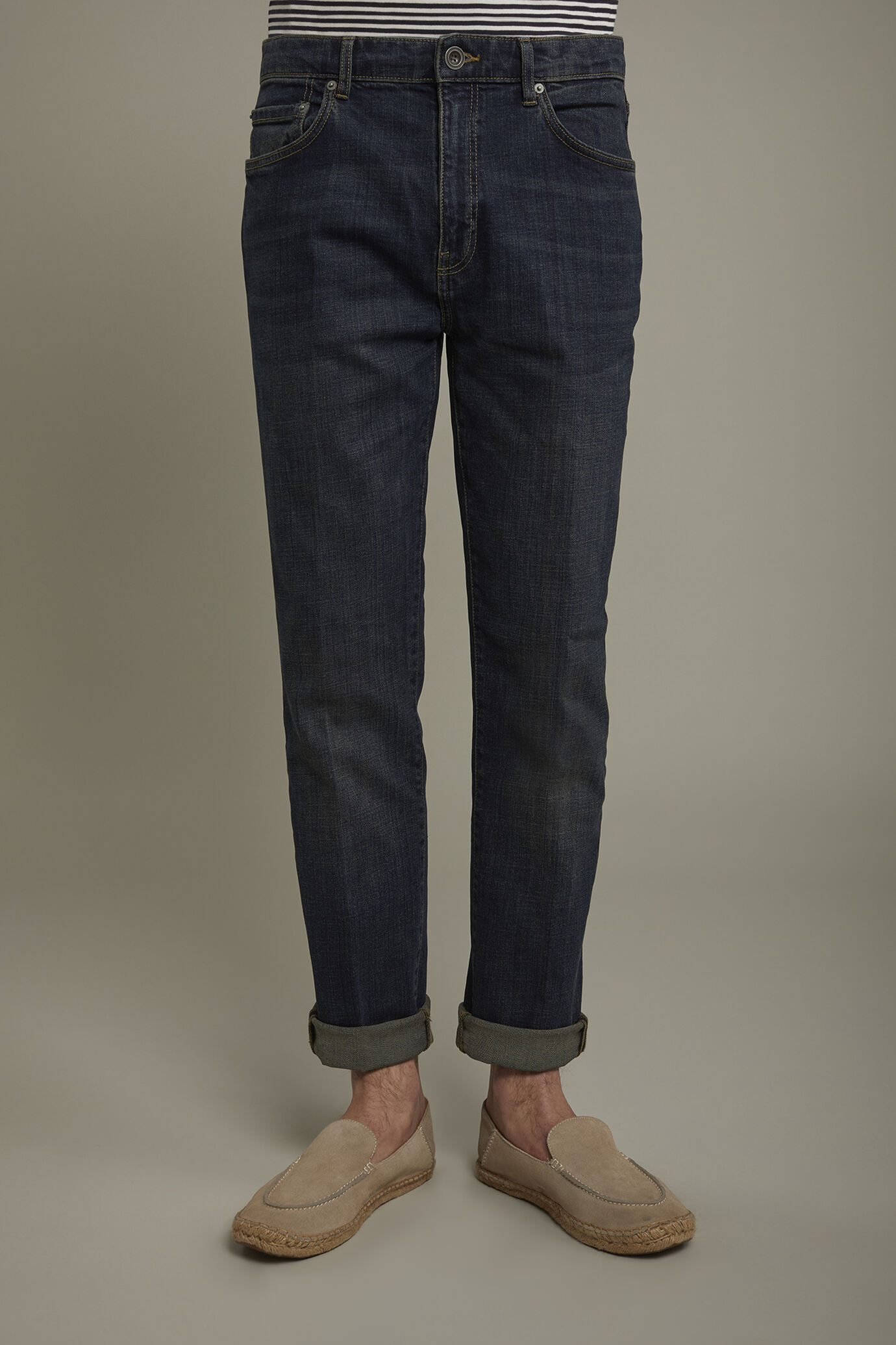 Men's 5-pocket regular fit jeans image number 3