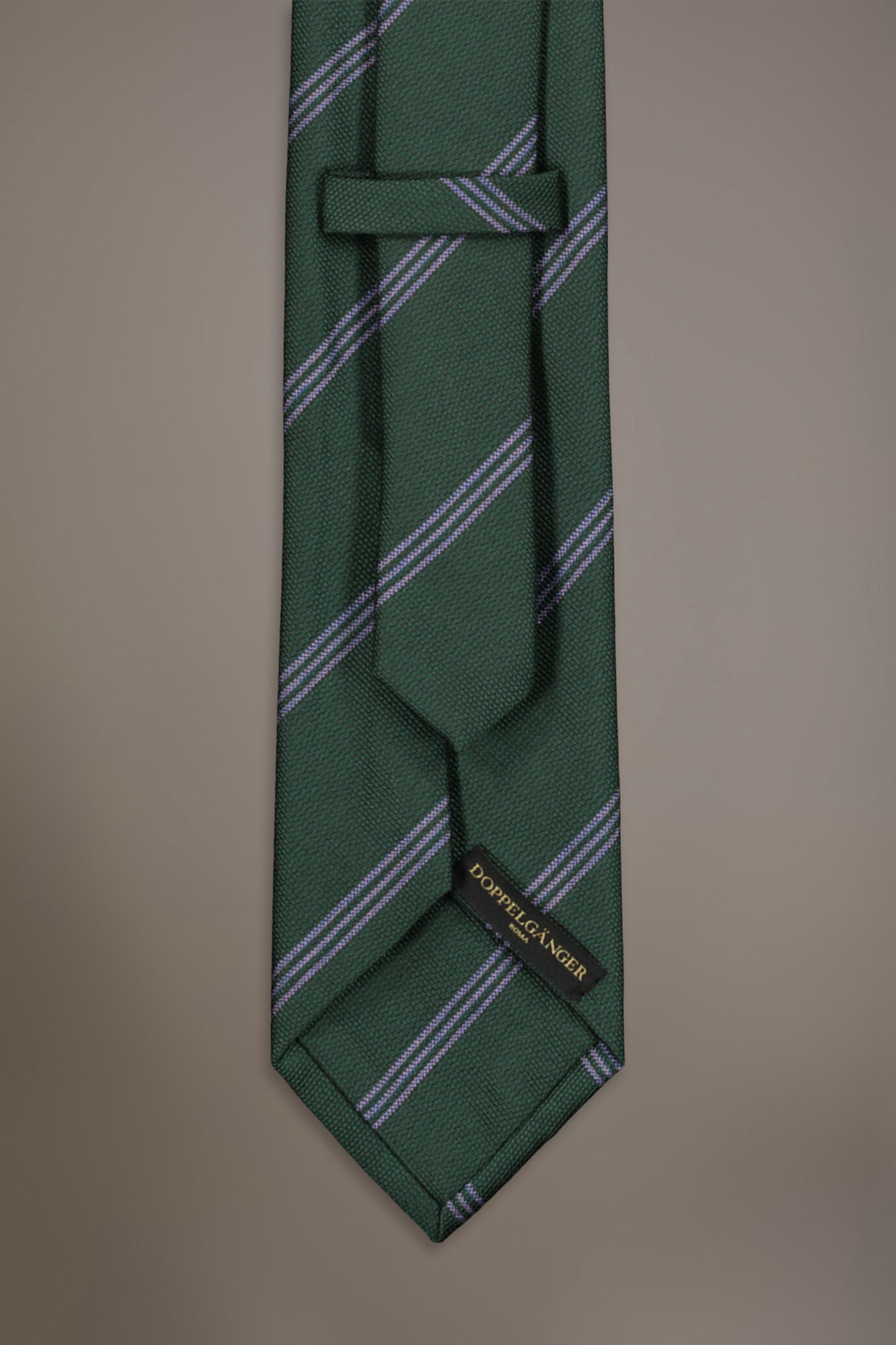Cravatta uomo misto bamboo regimental image number 1