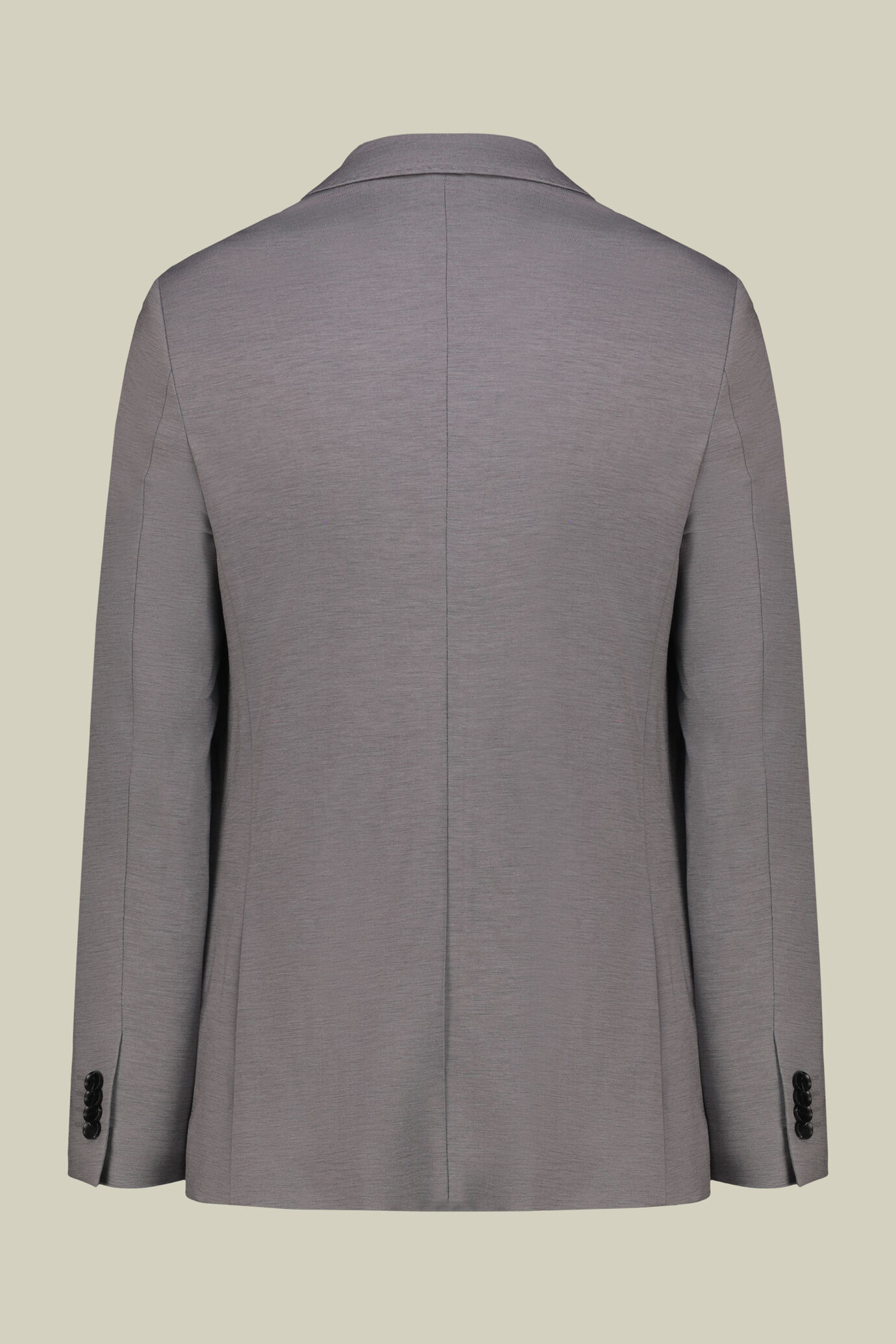 Men's single-breasted suit in jersey fabric, regular fit image number 1