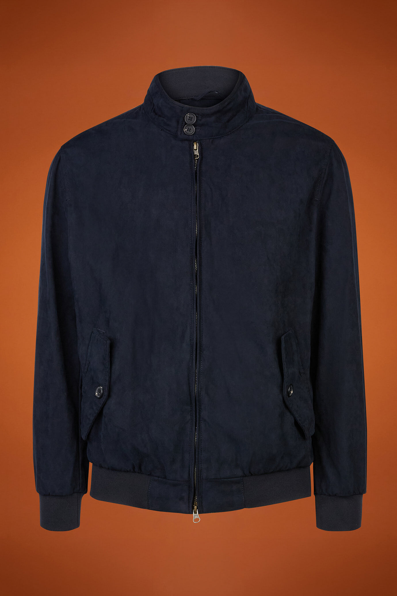 Giubbino uomo foderato simil scamosciato comfort fit image number 4