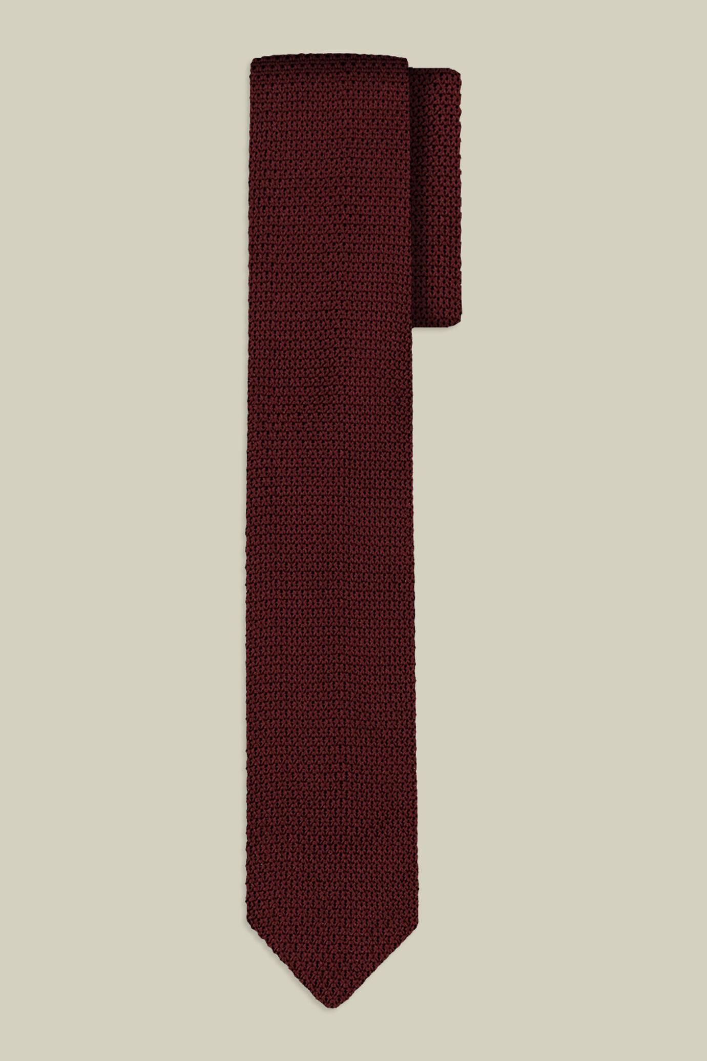 Cravate homme tissée unie